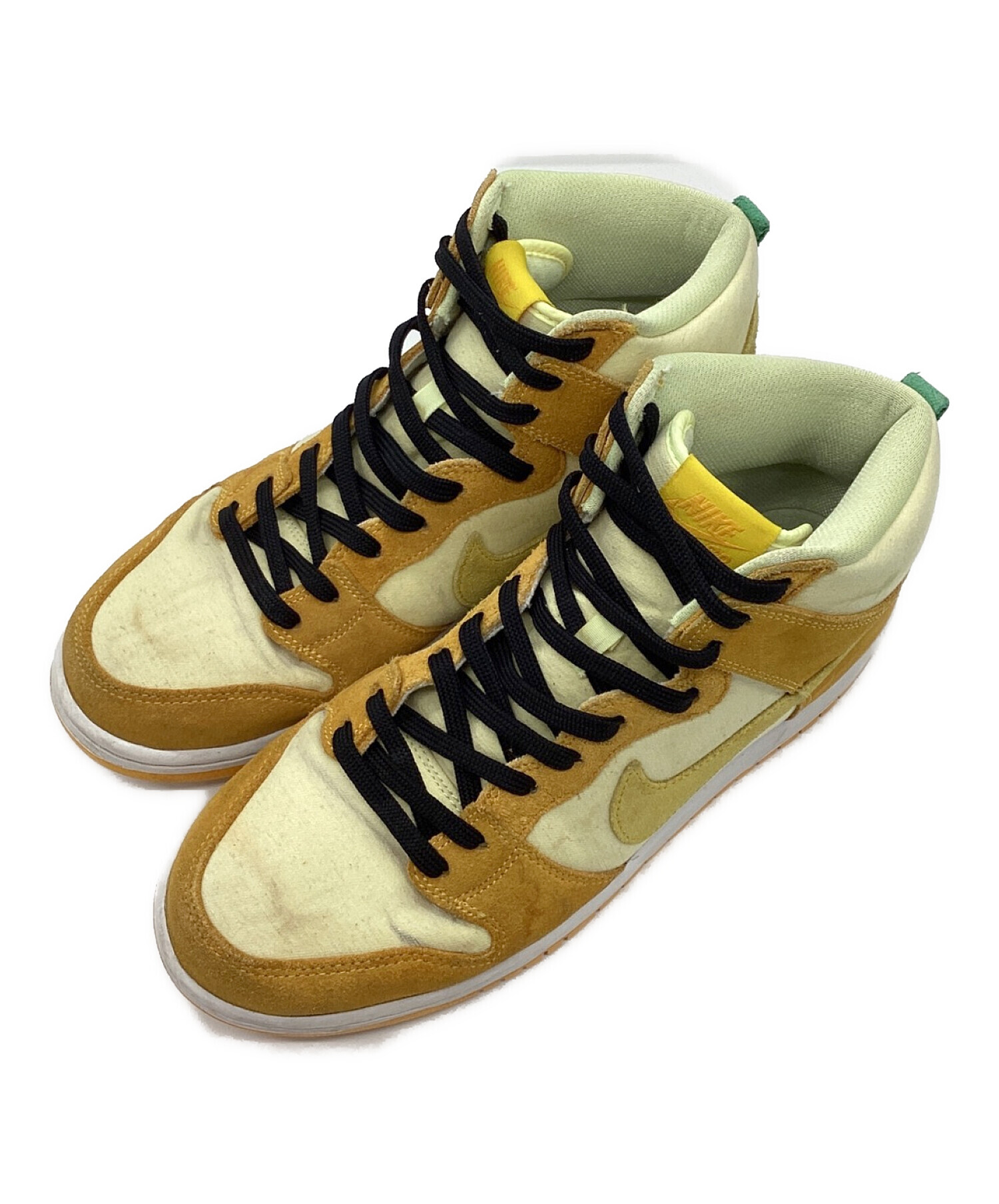 中古・古着通販】NIKE (ナイキ) Nike SB Dunk High Pineapple イエロー 