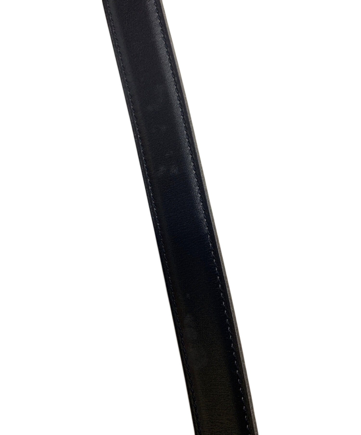 中古・古着通販】HERMES (エルメス) レザーベルト ブラック サイズ