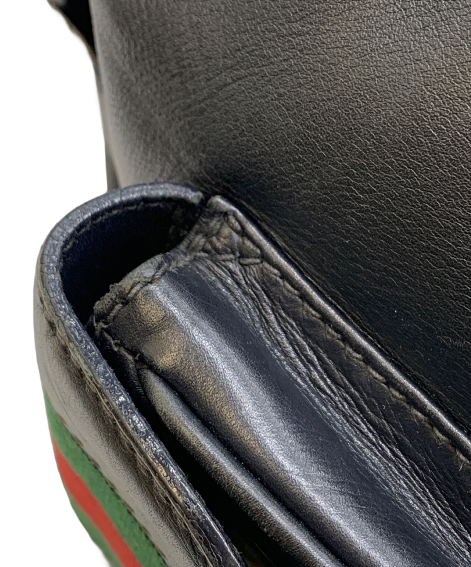 中古・古着通販】GUCCI (グッチ) リュック ブラック｜ブランド・古着