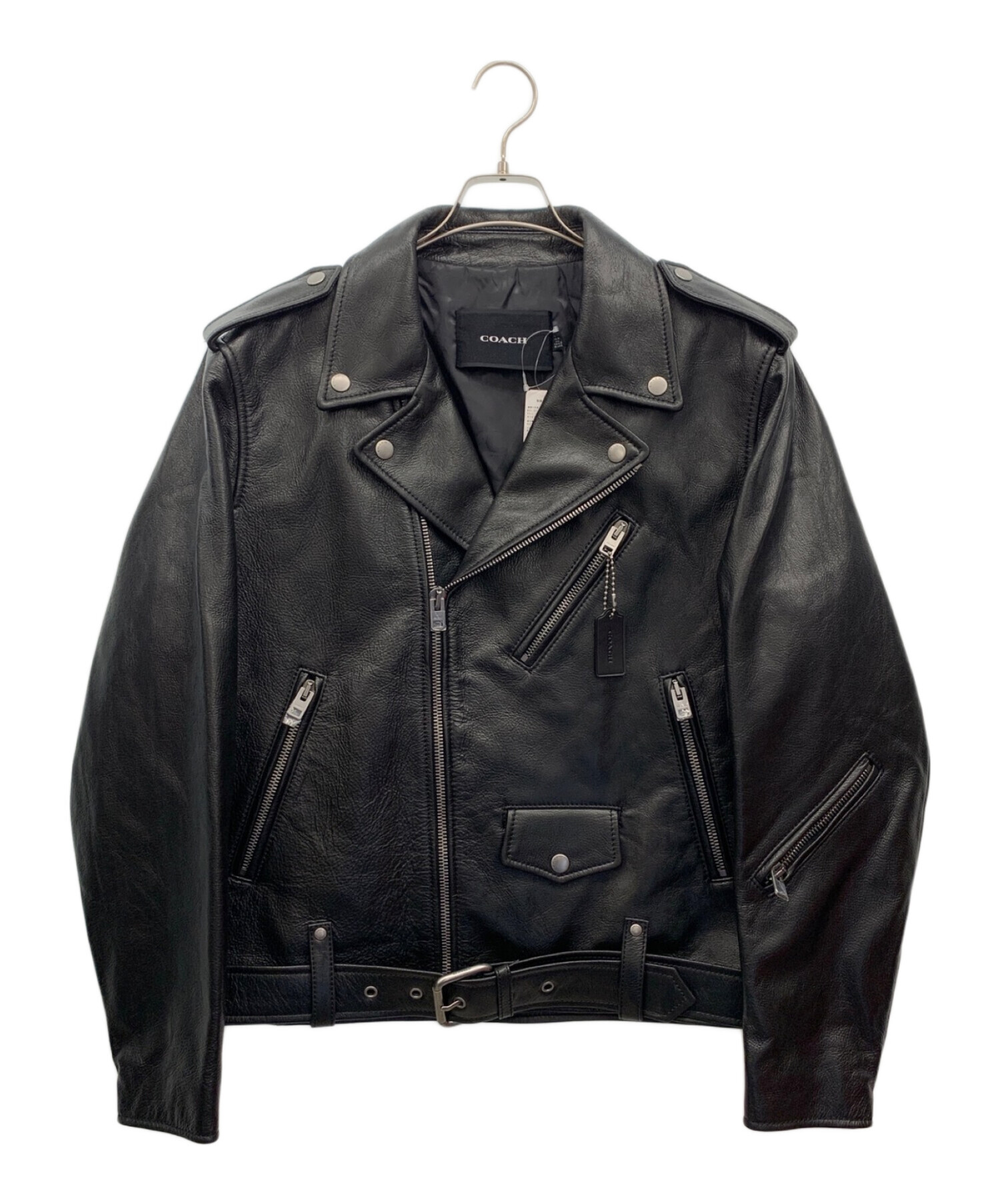 coach】レザー ライダースジャケット