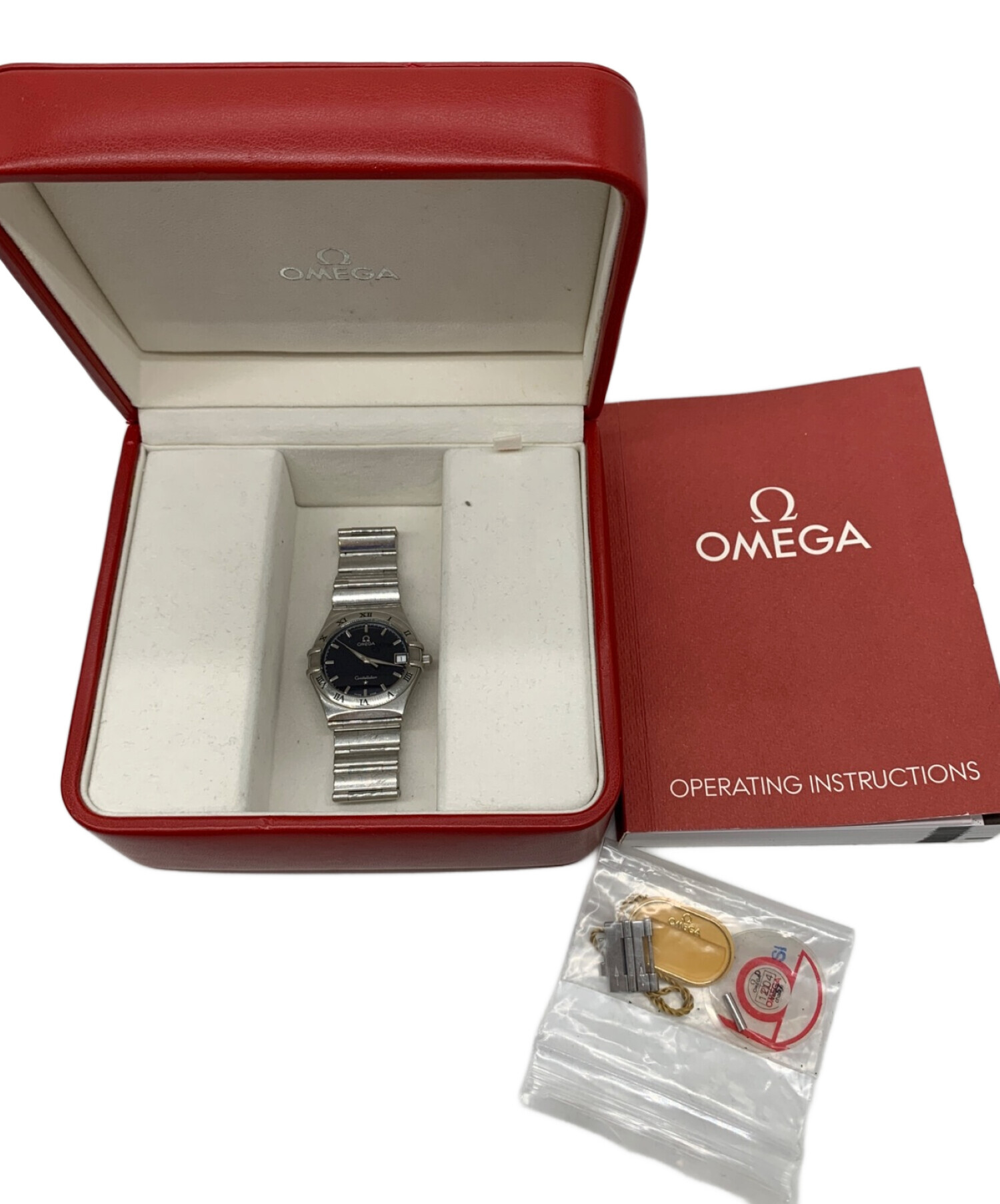 中古・古着通販】OMEGA (オメガ) 腕時計 ネイビー｜ブランド・古着通販