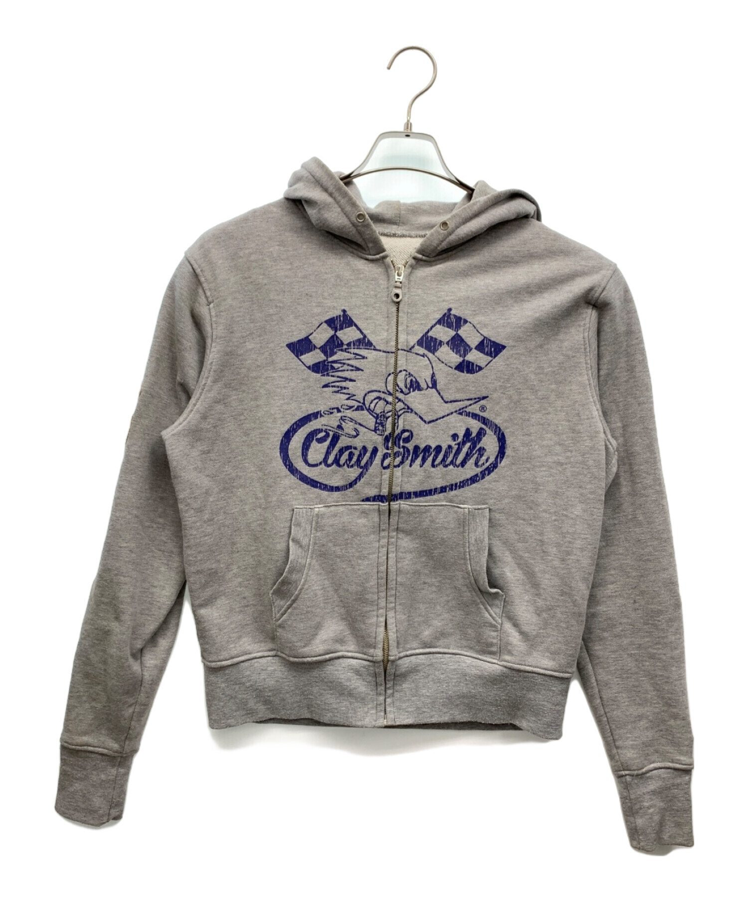 冬限定版　クレイスミス　Clay Smith Cams　ダークグレーのパーカー 中古・古着通販】Clay Smith (クレイスミス) ジップアップパーカー