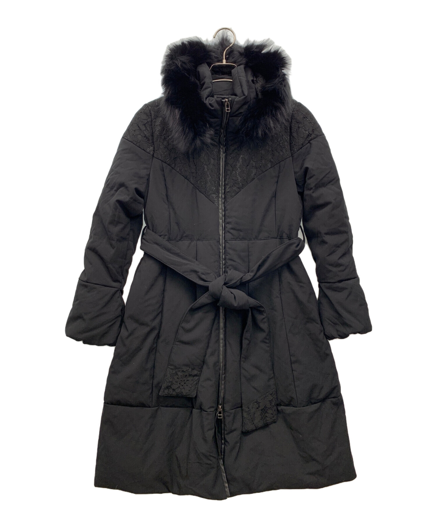 未使用ルイルエブティック ロングダウンコート ブラック M