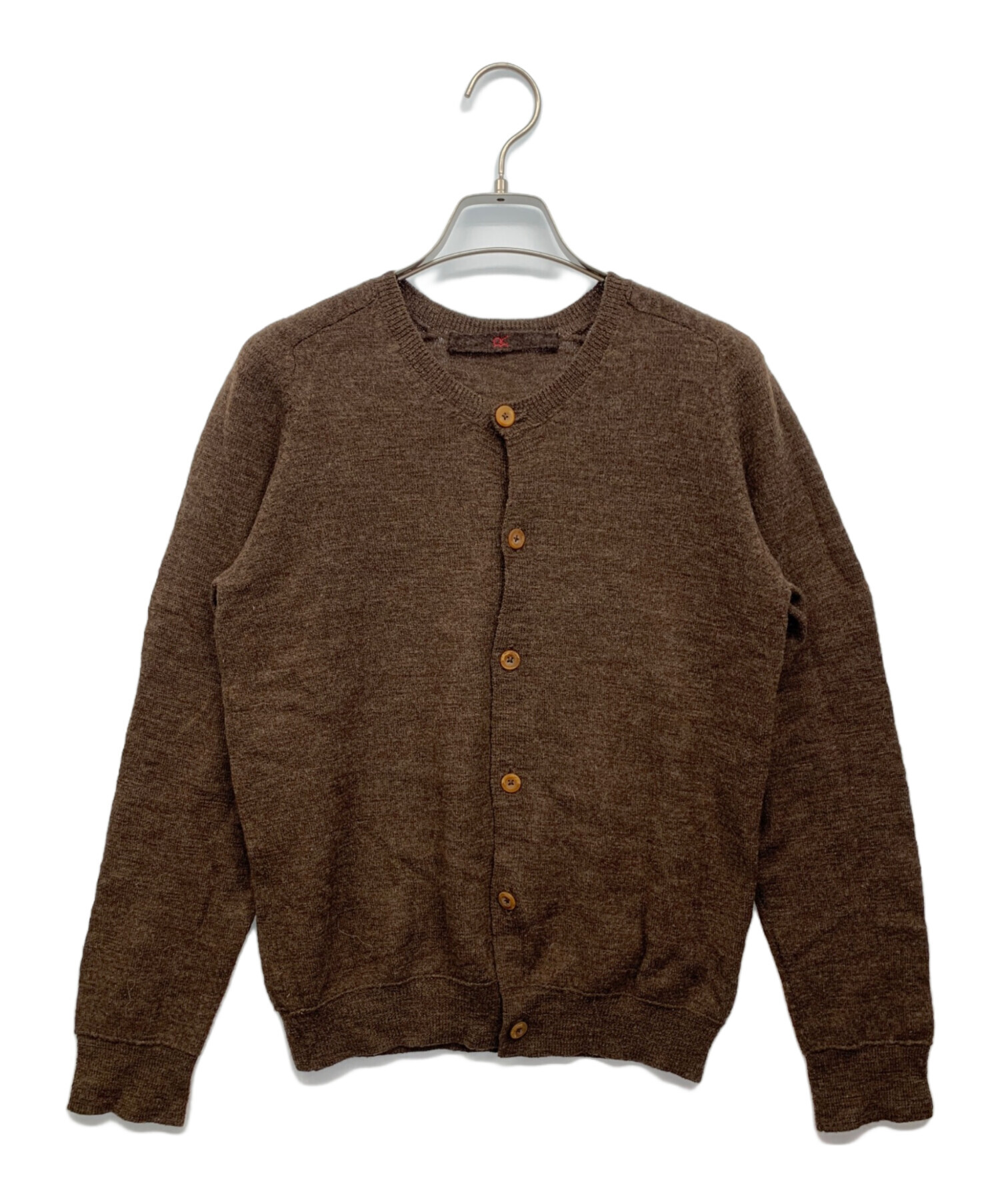 45rpm カーディガン 美品】45rpmカーディガン ブラウン ウール100