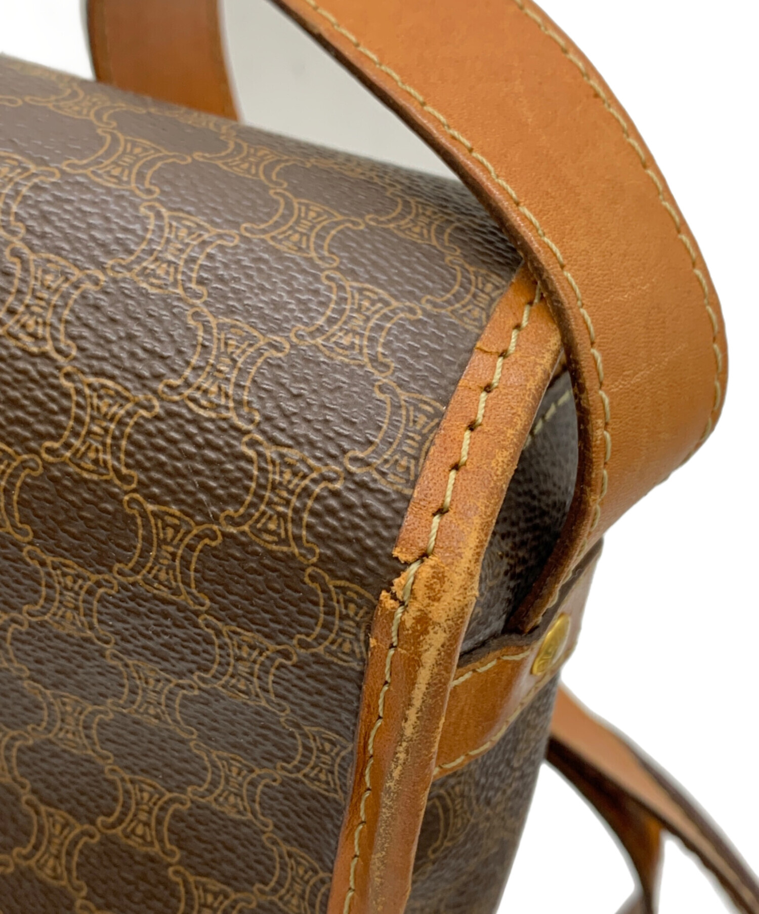 CELINE セリーヌ/スエードレザーショルダーバッグ/CE0****/Aランク/09【中古】 CELINE - CELINE セリーヌ/スエードレザーショルダーバッグ/CE0****/A