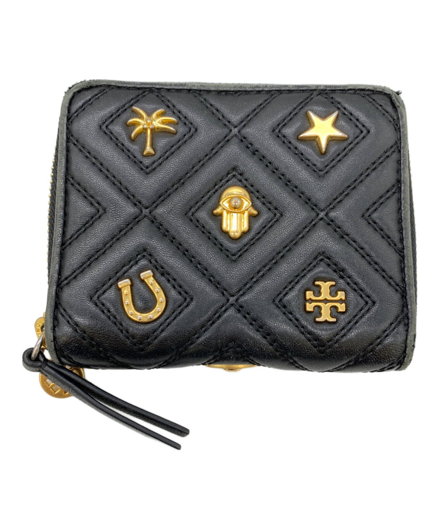 未使用品　TORY BURCH トリーバーチ　折り財布　二つ折り　ロゴグラム 中古・古着通販】TORY BURCH (トリーバーチ) 2つ折り財布