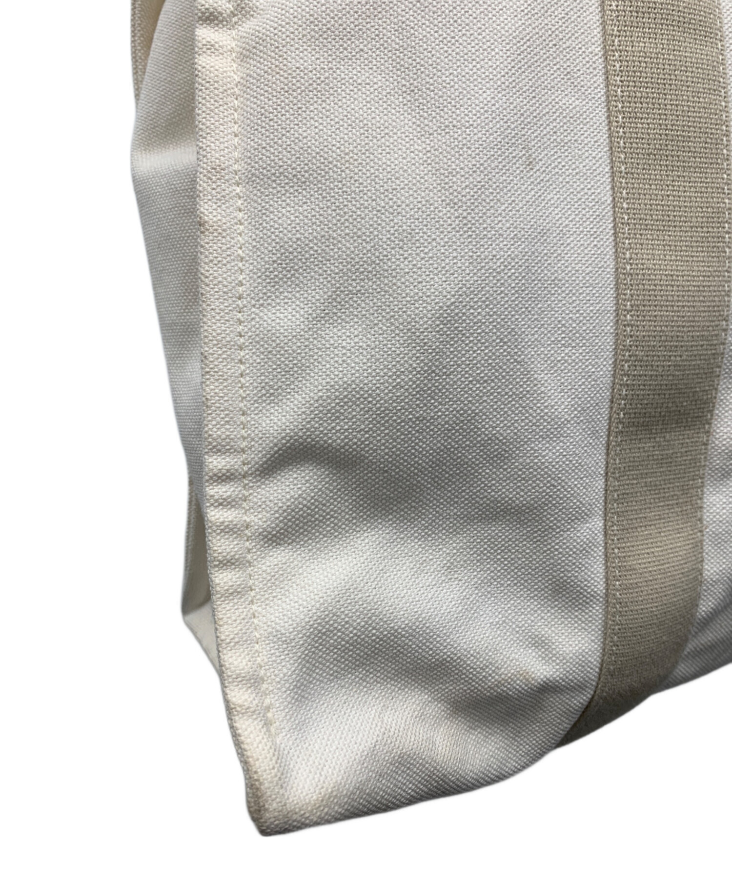 中古・古着通販】HERMES (エルメス) キャンバストートバッグ ホワイト