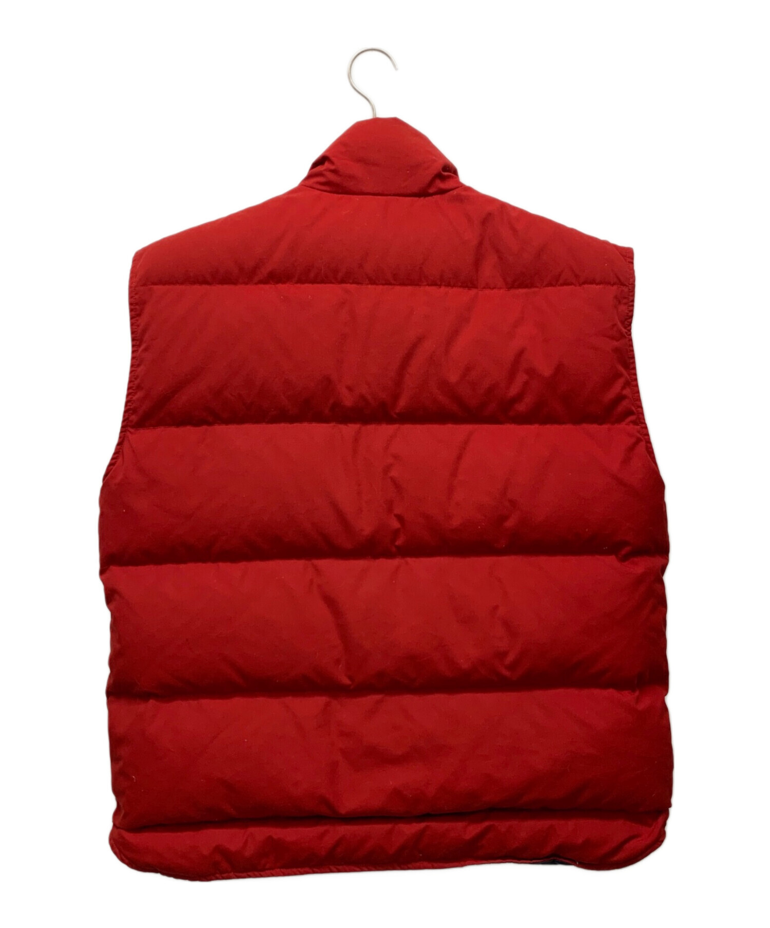 中古・古着通販】Eddie Bauer (エディーバウアー) ダウンベスト レッド