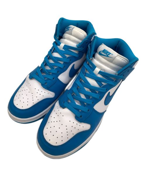ナイキ ハイカットシューズ ホワイト/ブルー 新品タグ付き 中古・古着通販】NIKE (ナイキ) ハイカットスニーカー スカイブルー