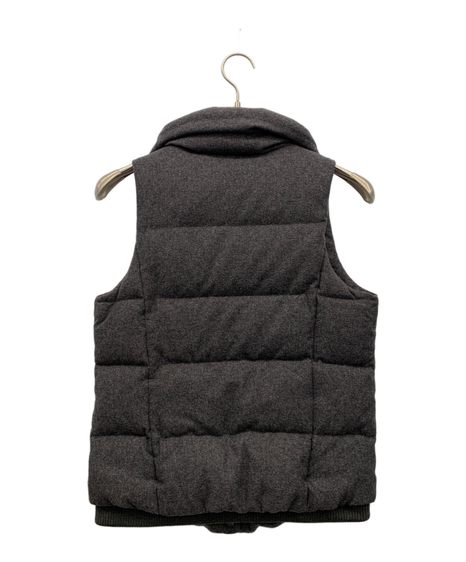 新品未使用 LACOSTE ラコステ リバーシブル ダウンベスト グレー 36 新品未使用 LACOSTE ラコステ リバーシブル ダウンベスト グレー