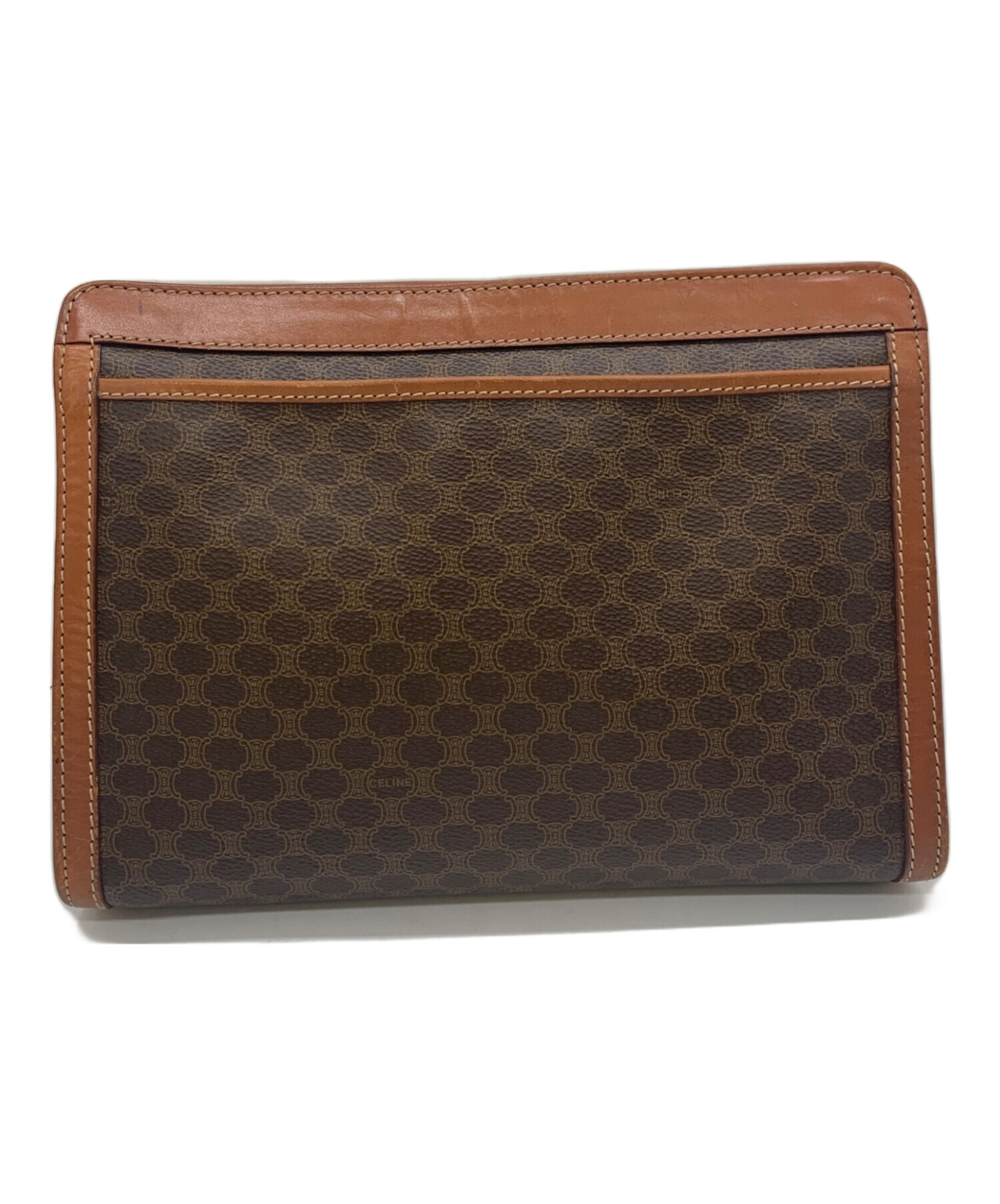 中古・古着通販】CELINE (セリーヌ) セカンドバッグ ブラウン