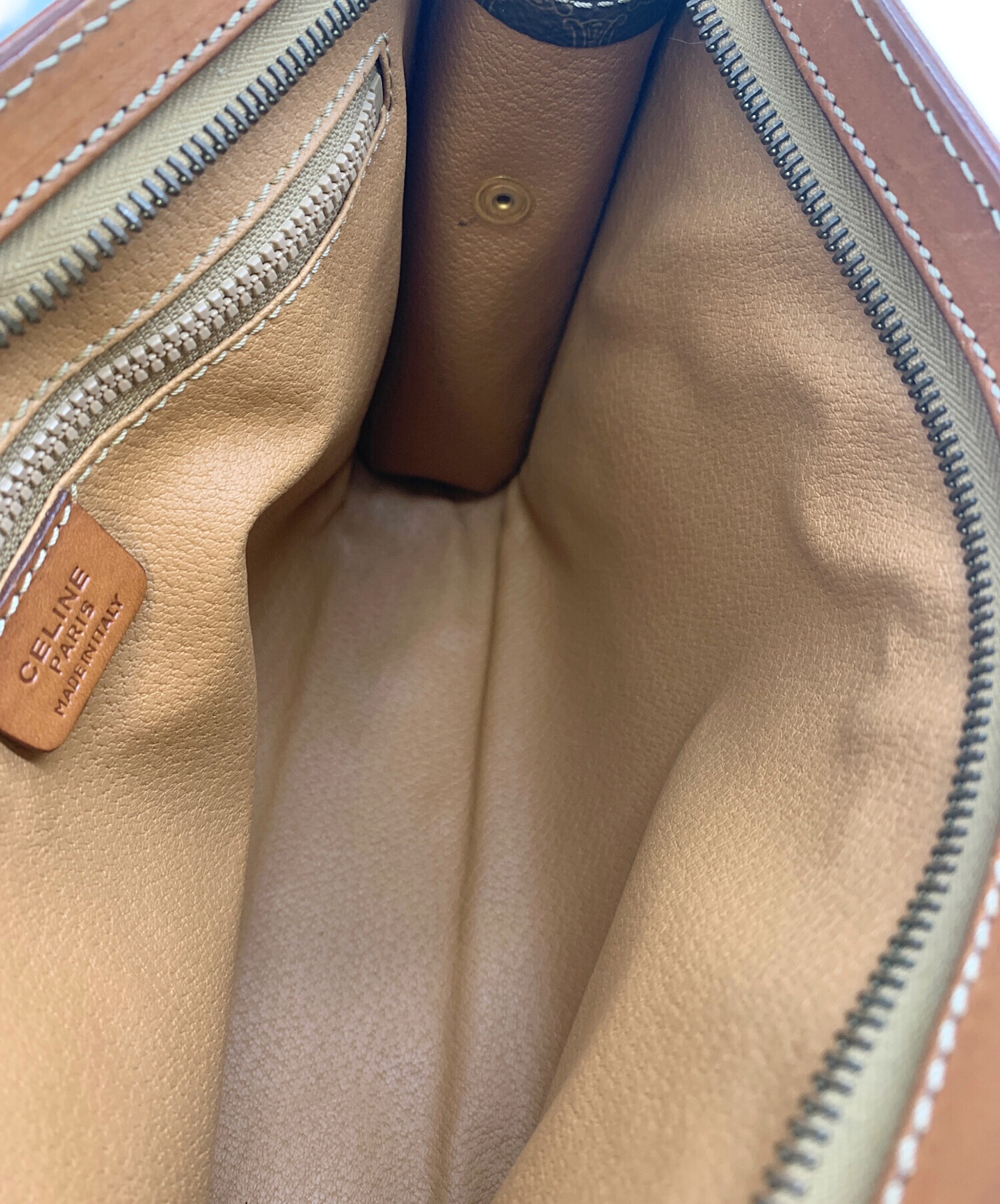 中古・古着通販】CELINE (セリーヌ) セカンドバッグ ブラウン