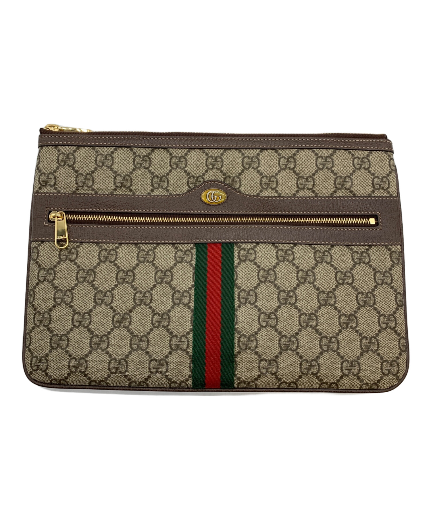 GUCCI ベージュ クラッチバッグ 中古・古着通販】GUCCI (グッチ) クラッチバッグ ベージュ｜ブランド