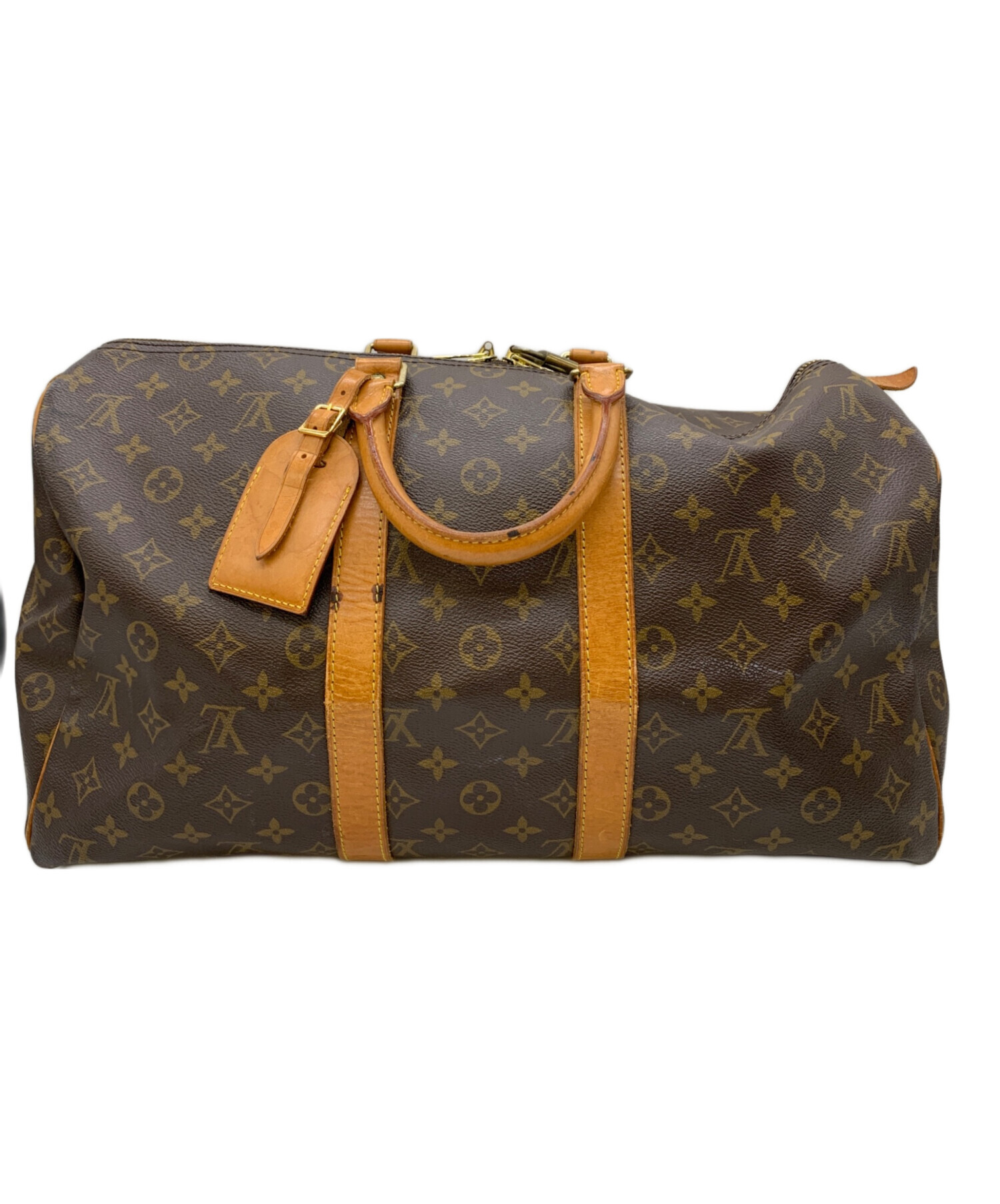 ルイ・ヴィトン ダッフルバッグ ブラウン 中古・古着通販】LOUIS VUITTON (ルイ ヴィトン) トラベルバッグ