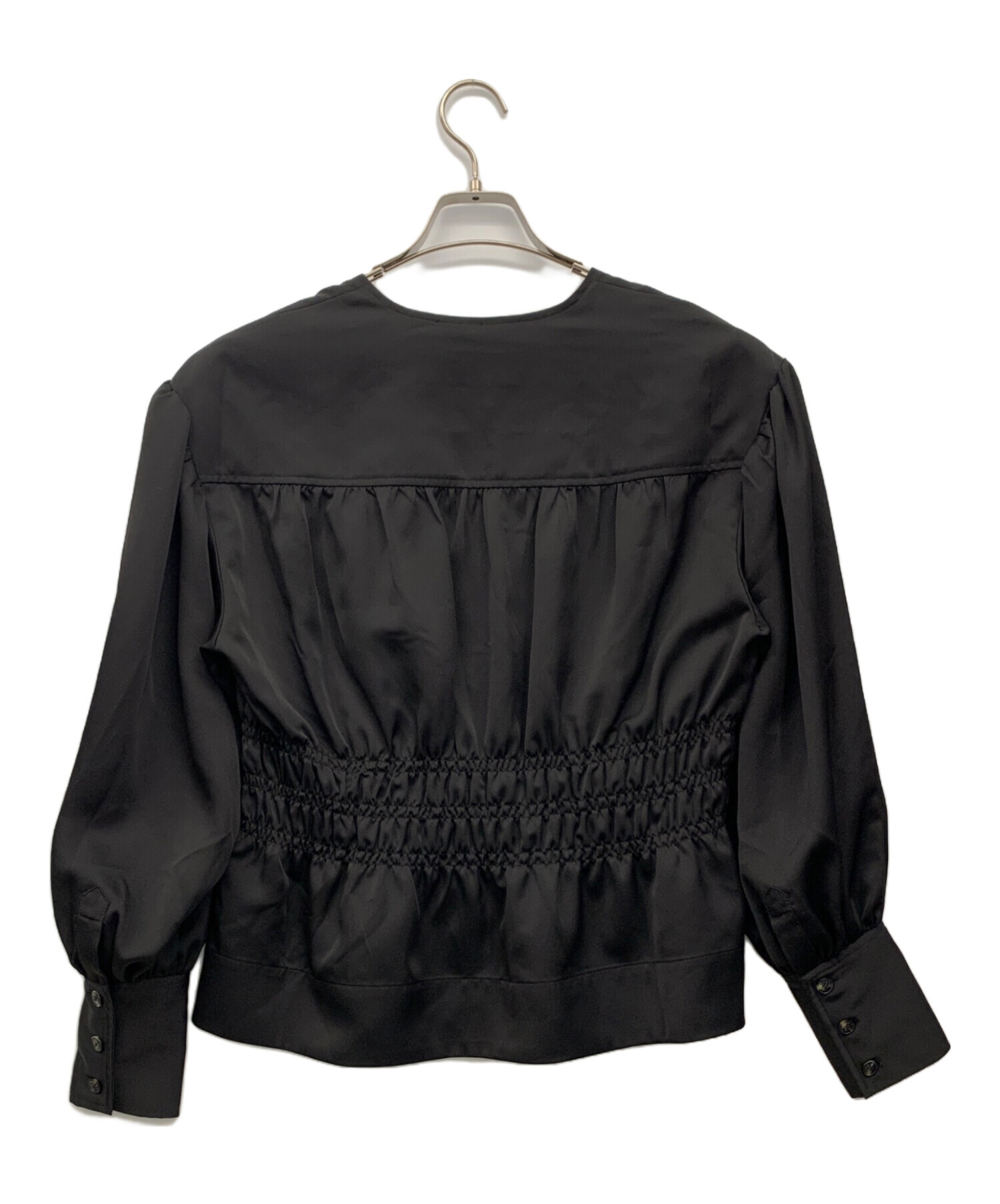 【未使用】GANNI リブブラウス 楽天市場】ガニー シャツ ブラウス ホワイト レディース GANNI F5778