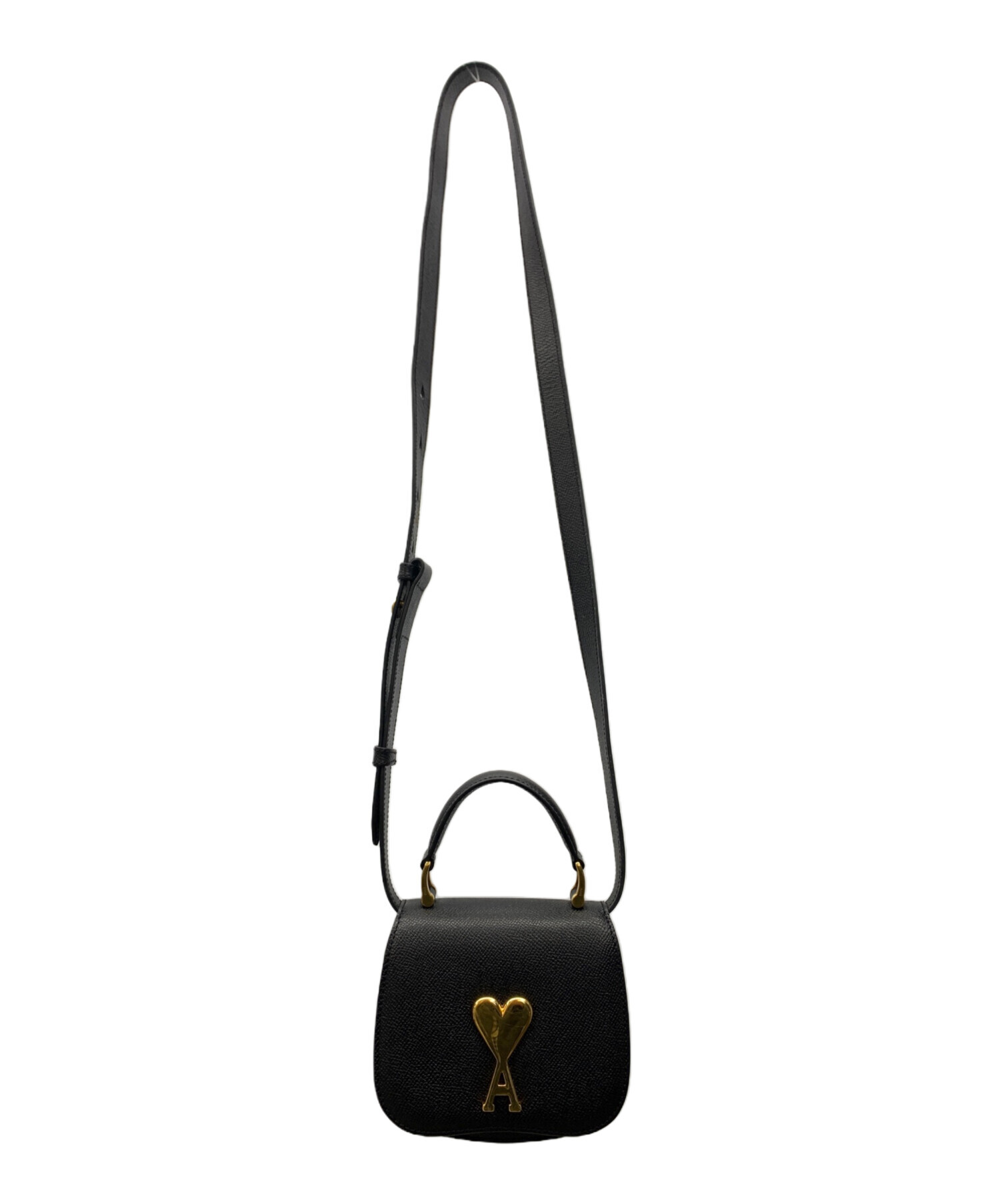 AMI PARIS レディース ミニショルダーバッグ ブラック Ami Paris アミパリ Amiparis ULL008.AL0036 ショルダーバッグ