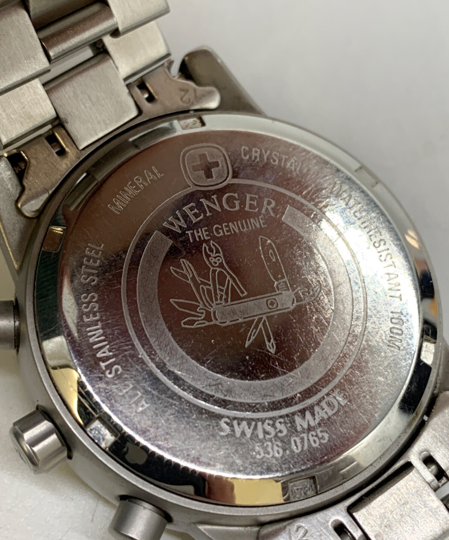 中古・古着通販】WENGER (ウェンガー) クロノグラフ｜ブランド・古着 