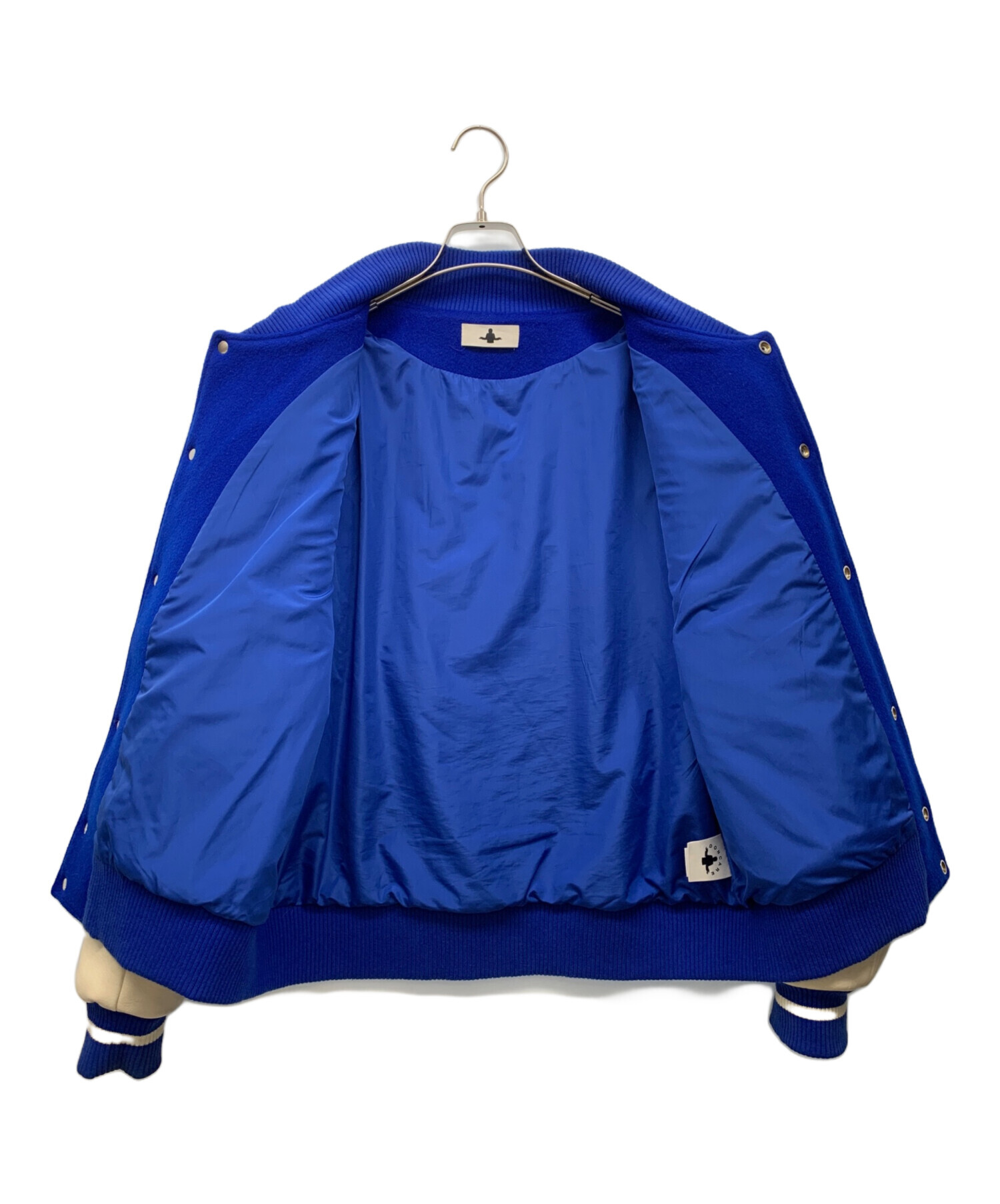 中古・古着通販】DONCARE (ドンケア) スタジャン ブルー×ベージュ 