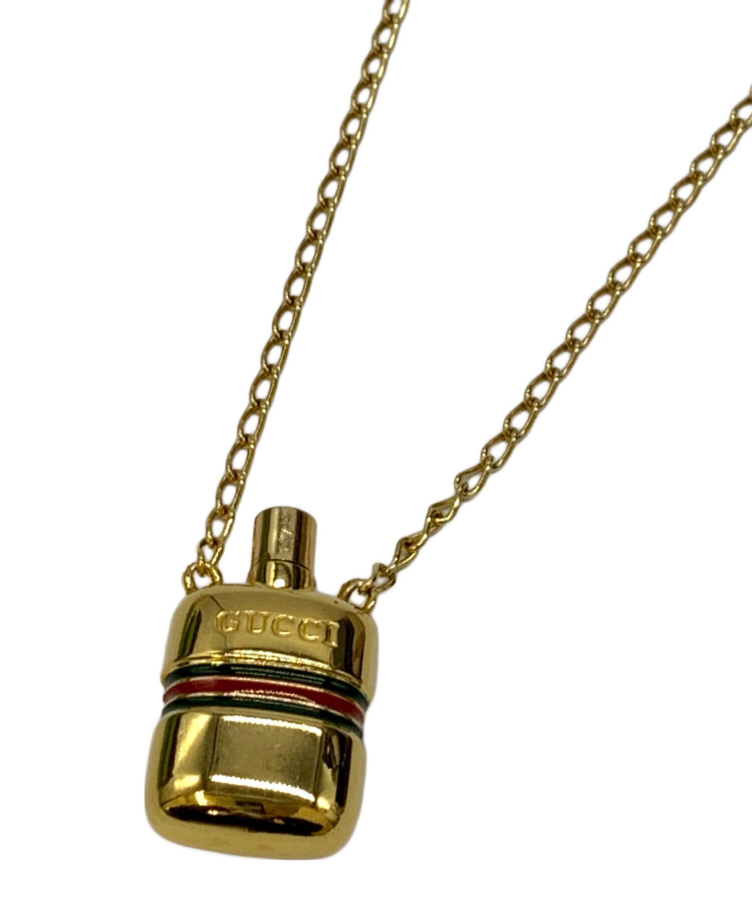 中古・古着通販】GUCCI (グッチ) パフュームボトルネックレス 