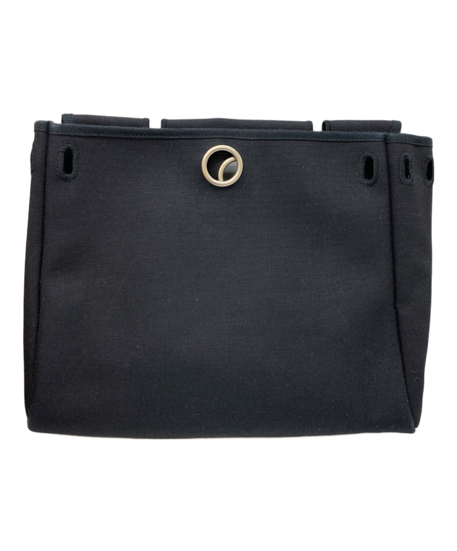 中古・古着通販】HERMES (エルメス) ハンドバッグ ベージュ×ブラック 