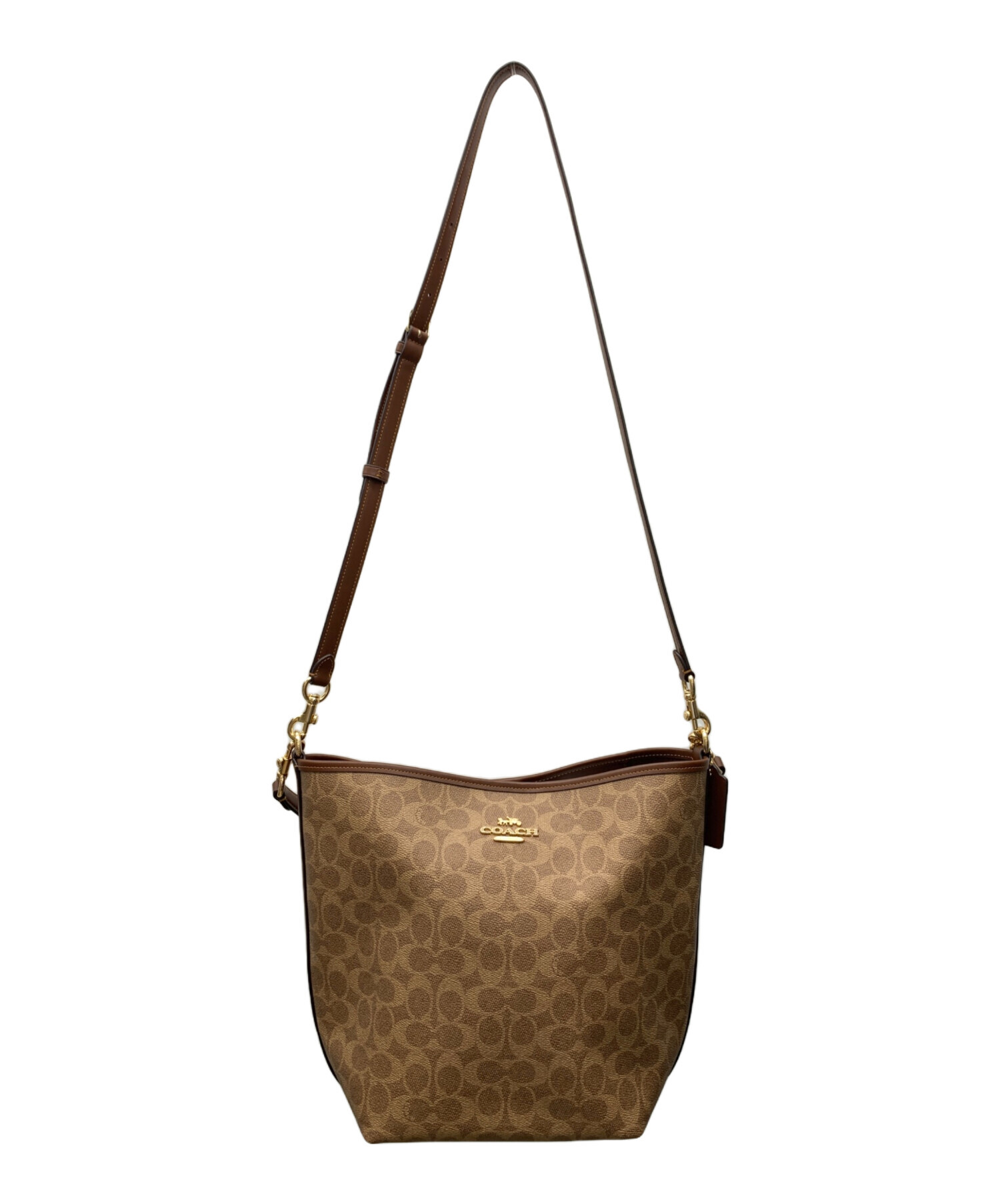 中古・古着通販】COACH (コーチ) 2WAYショルダーバッグ ブラウン