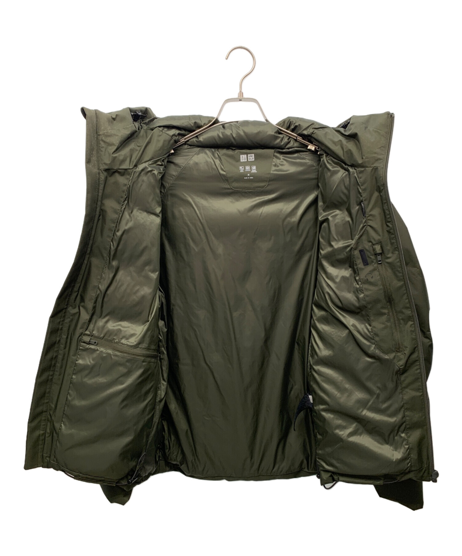 中古・古着通販】UNIQLO (ユニクロ) ダウンジャケット モスグリーン 