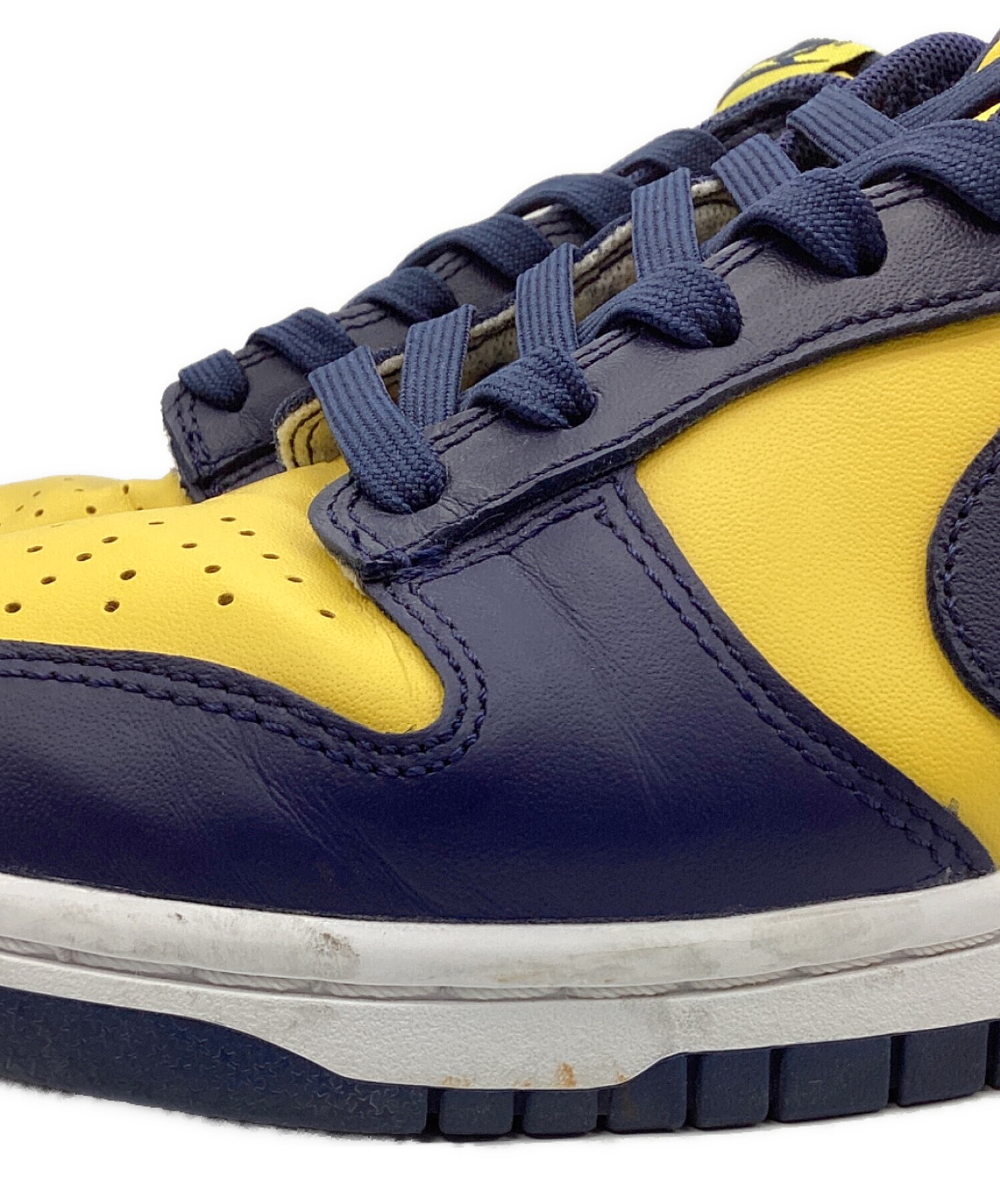 中古・古着通販】NIKE (ナイキ) DUNK LOW RETRO ネイビー×イエロー 