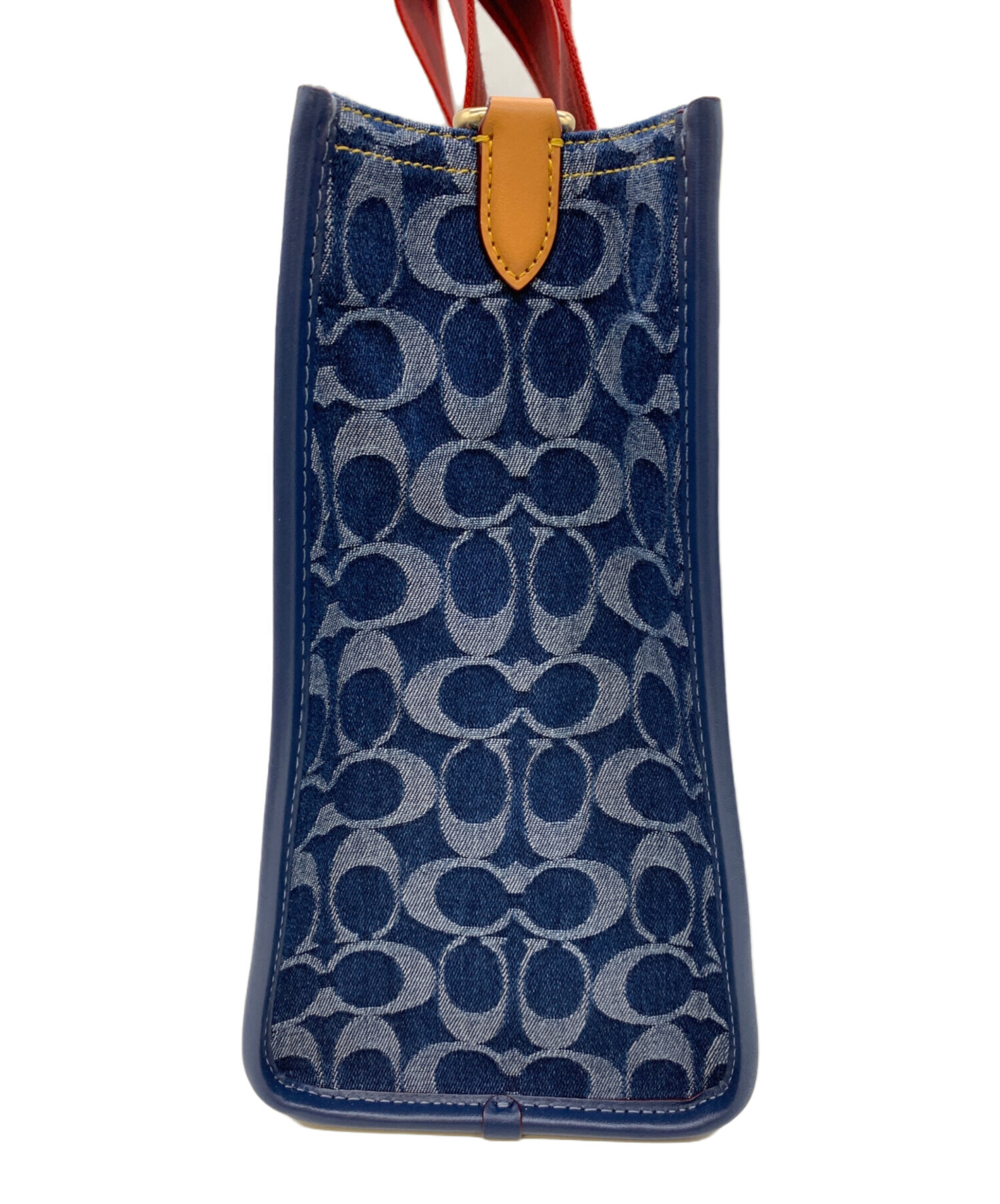 中古・古着通販】COACH (コーチ) スミス トート バッグ ブルー