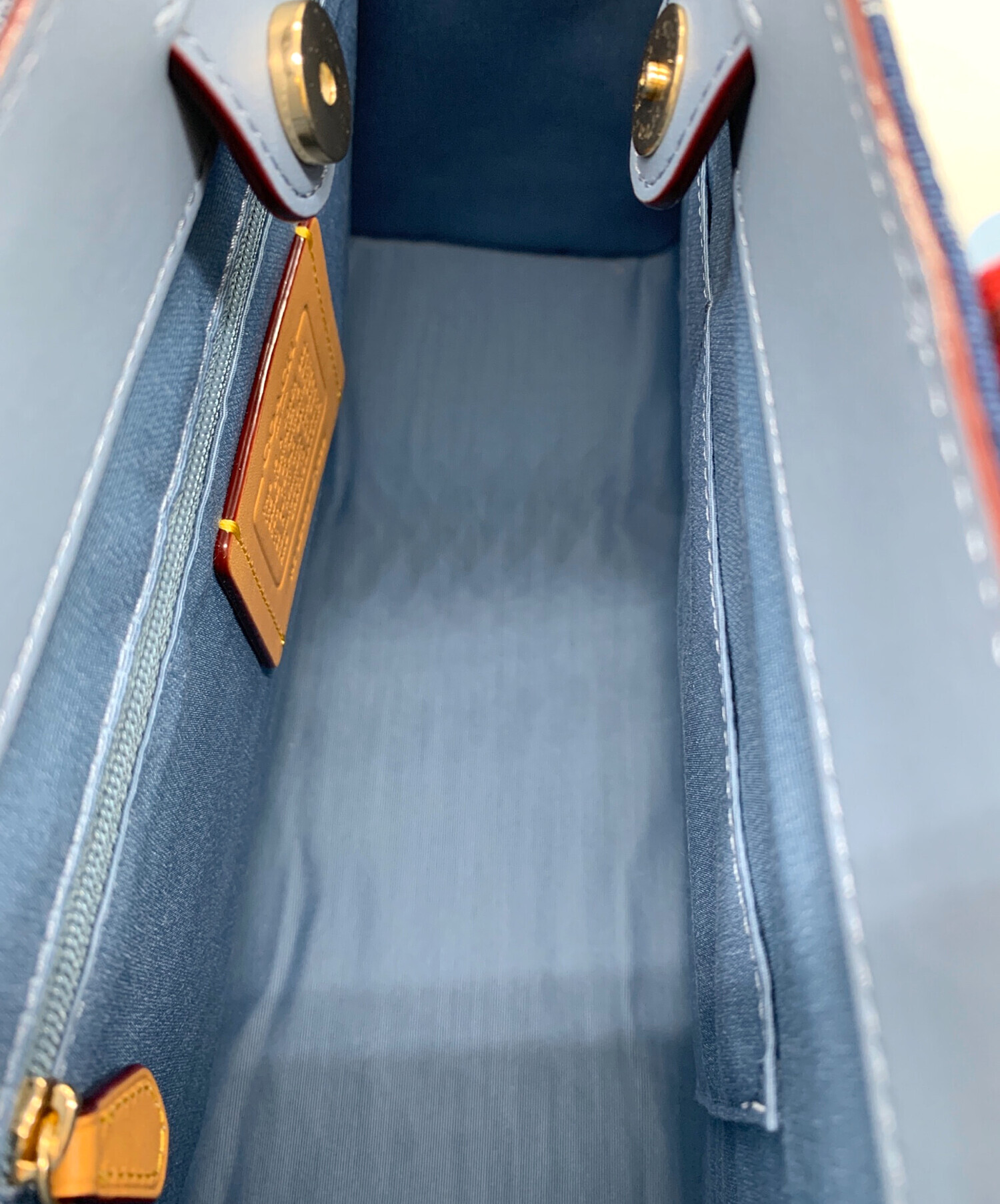 中古・古着通販】COACH (コーチ) スミス トート バッグ ブルー