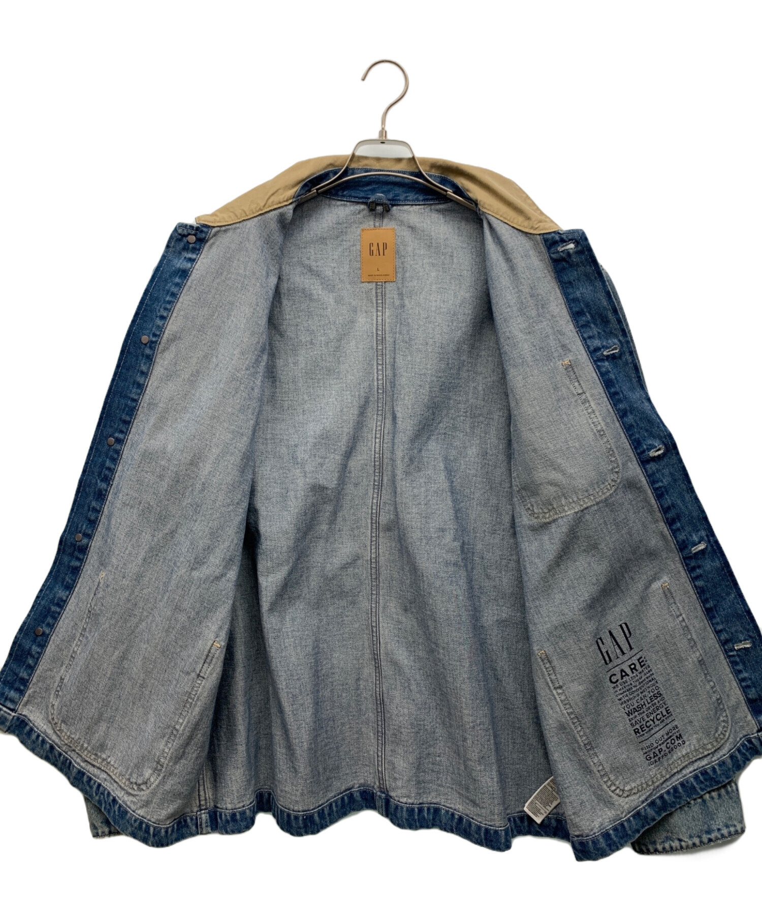 中古・古着通販】GAP (ギャップ) デニムジャケット スカイブルー 