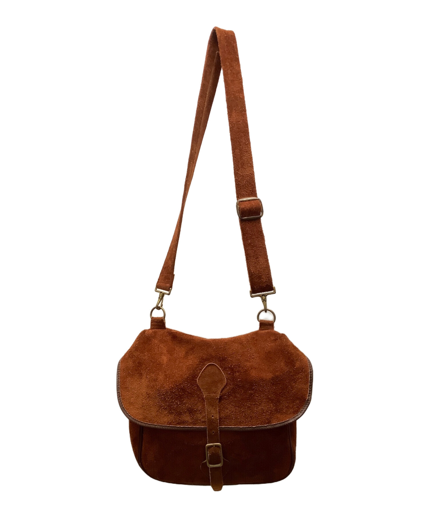 エルエルビーン 90年代ツイードレザー メッセンジャーバッグ　茶　ボーダー エルエルビーン 90年代ツイードレザー メッセンジャーバッグ 茶