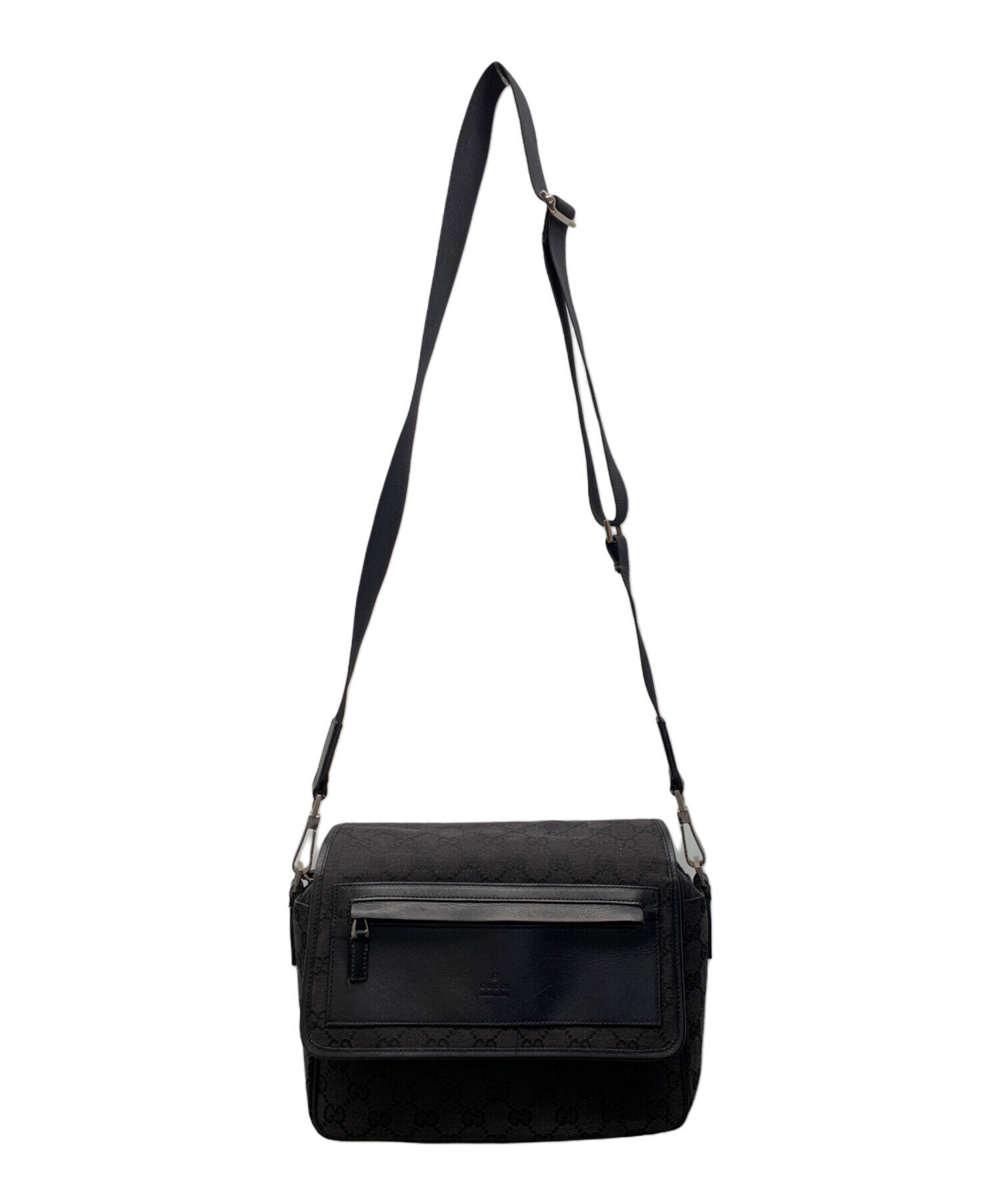 GUCCI ショルダーバッグ 中古・古着通販】GUCCI (グッチ) ショルダーバッグ ブラック｜ブランド