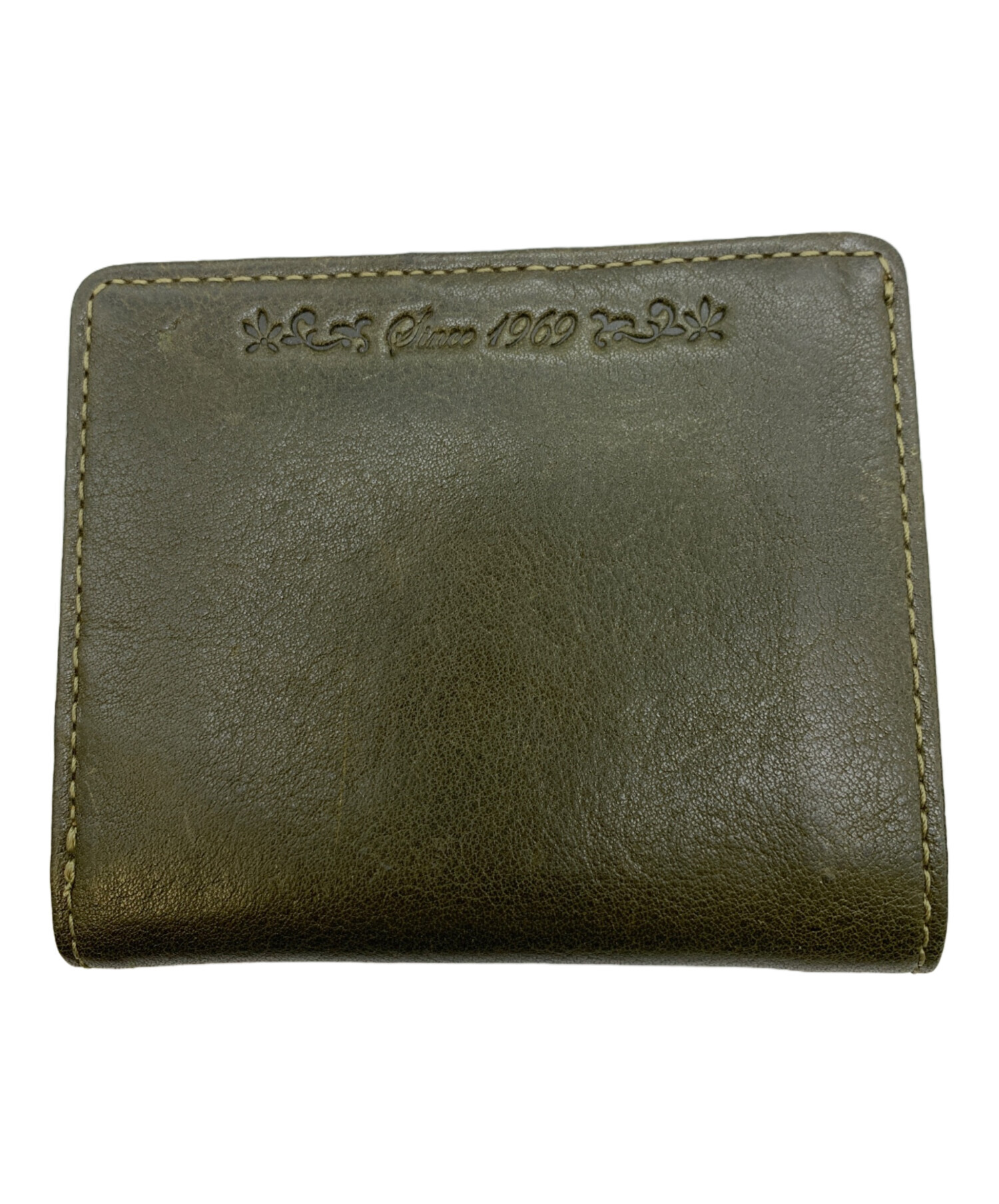 中古・古着通販】Dakota (ダコタ) 2つ折り財布 オリーブ｜ブランド