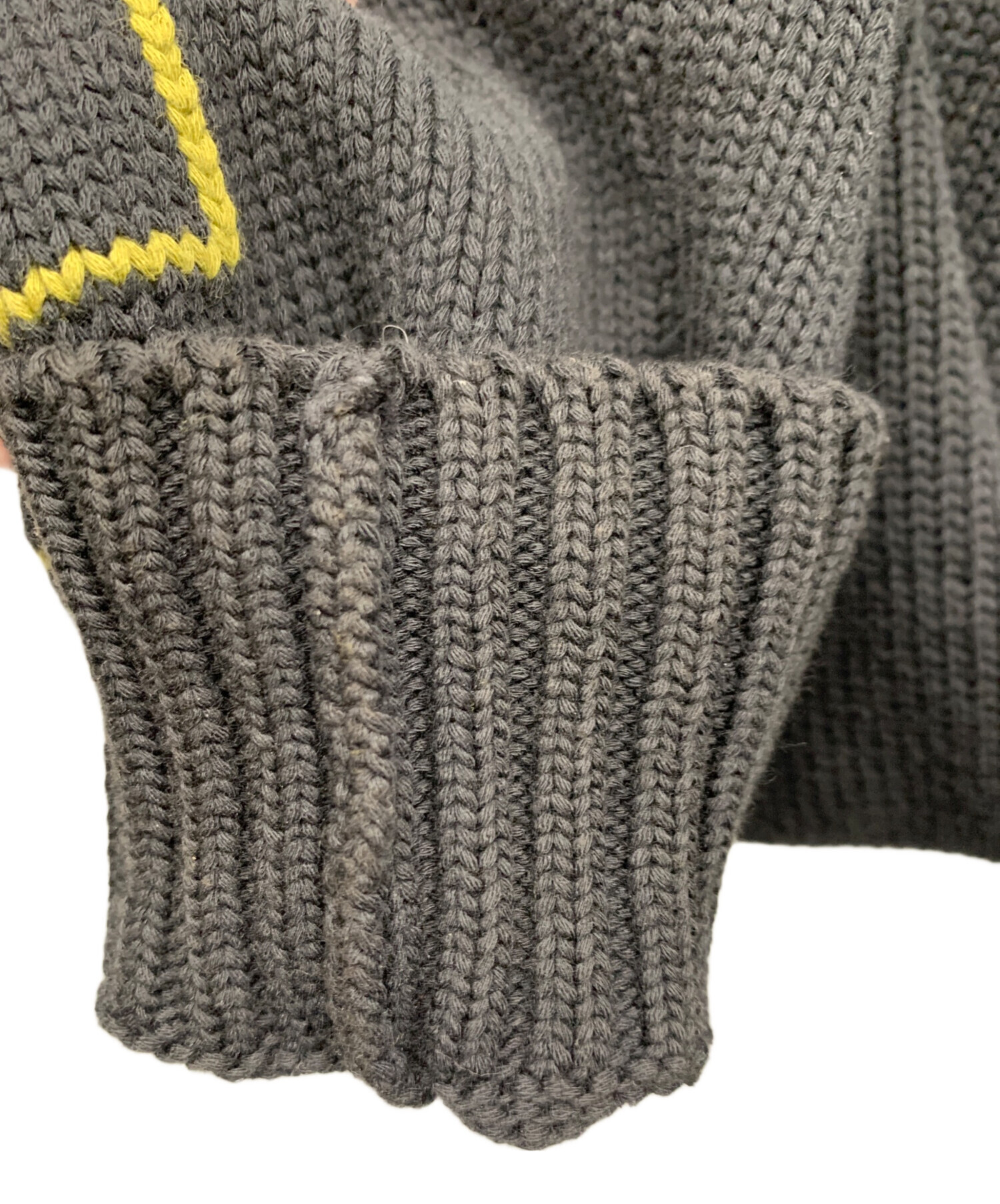 中古・古着通販】OFFWHITE (オフホワイト) ARROW DIAG OUTLINE Knit 