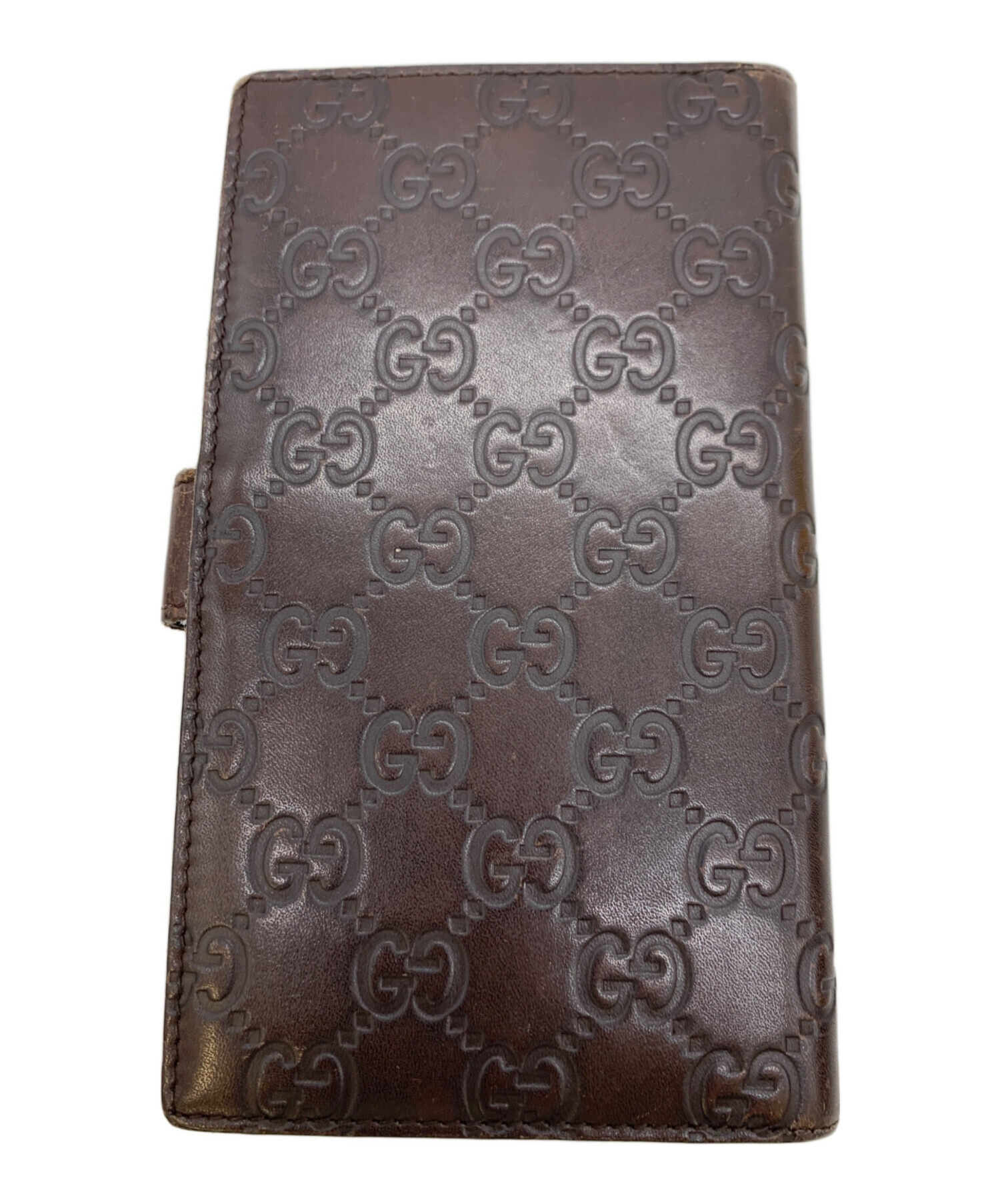 中古・古着通販】GUCCI (グッチ) 手帳カバー ブラウン｜ブランド・古着