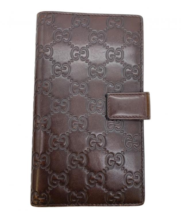 中古・古着通販】GUCCI (グッチ) 手帳カバー ブラウン｜ブランド・古着