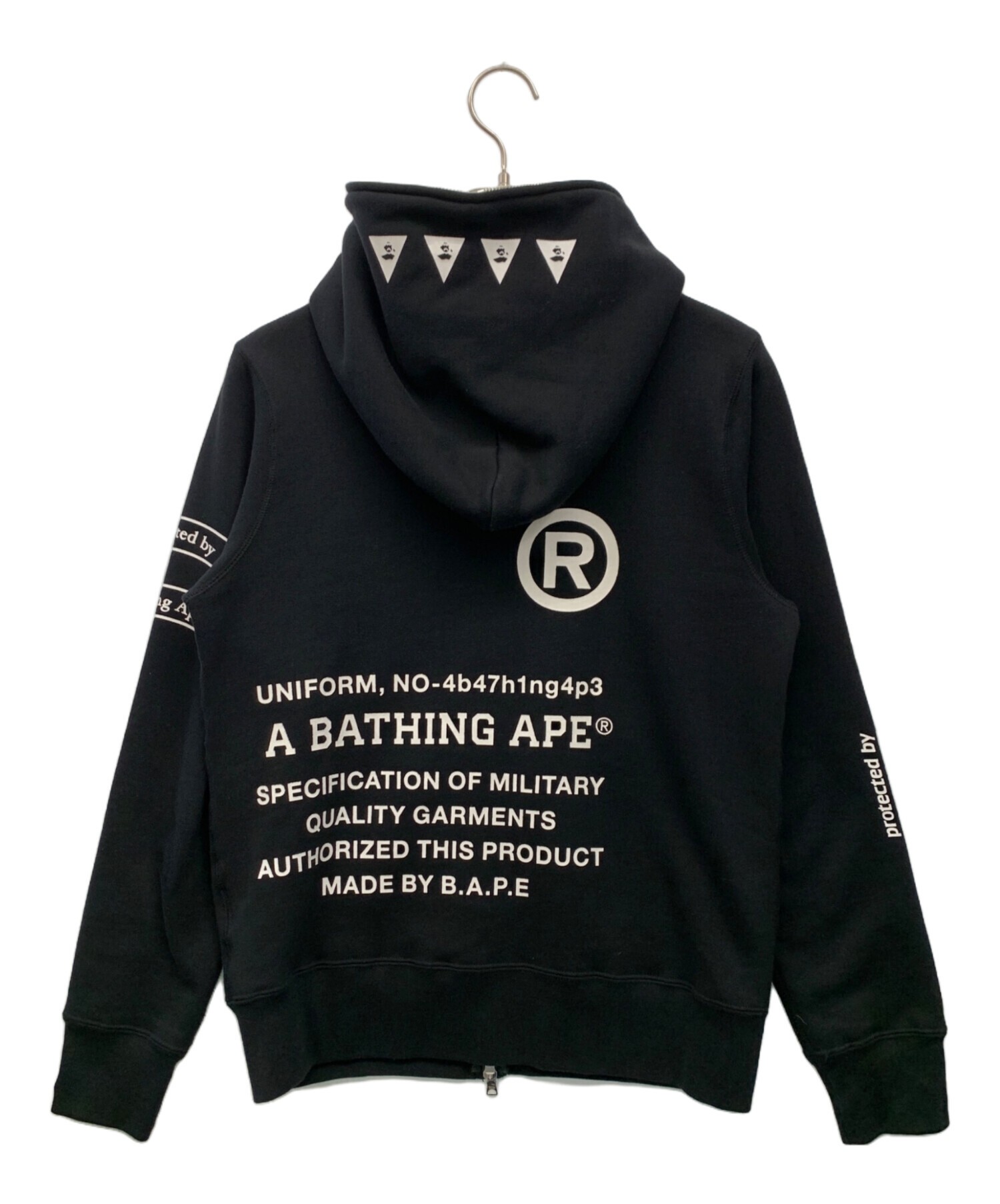 A BATHING APE パーカー S 黒　⚫︎10 1044005490014059_02_4214w.jpeg