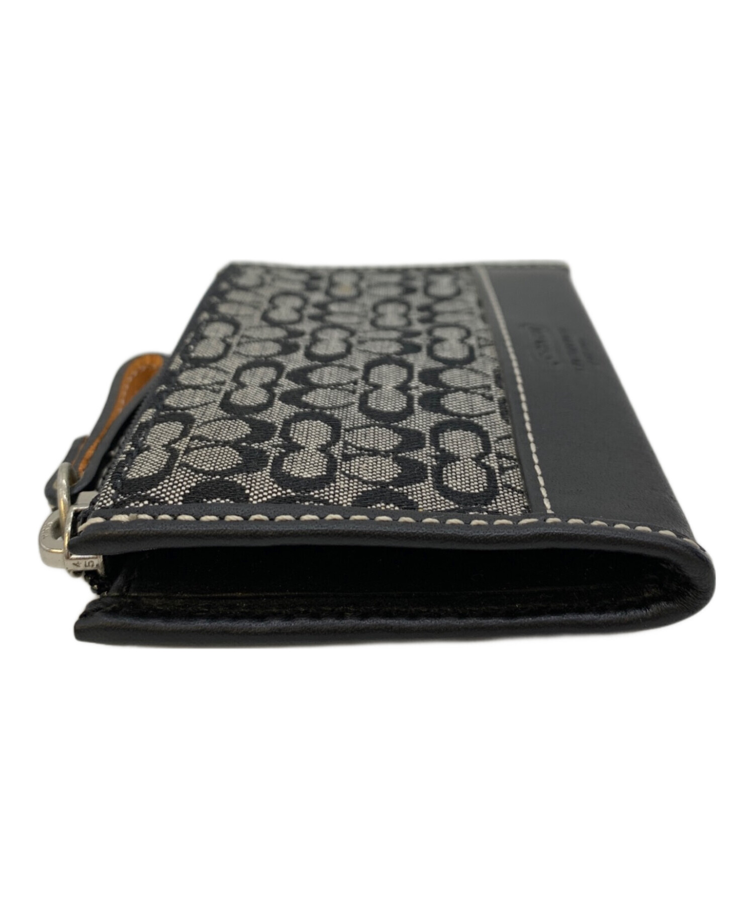 中古・古着通販】COACH (コーチ) コインケース ベージュ×ブラック 