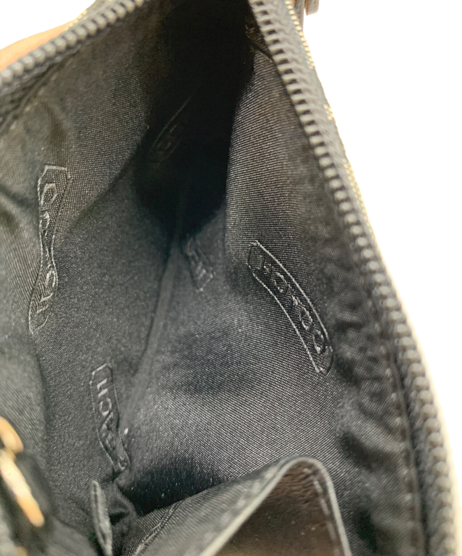 中古・古着通販】COACH (コーチ) コインケース ベージュ×ブラック 