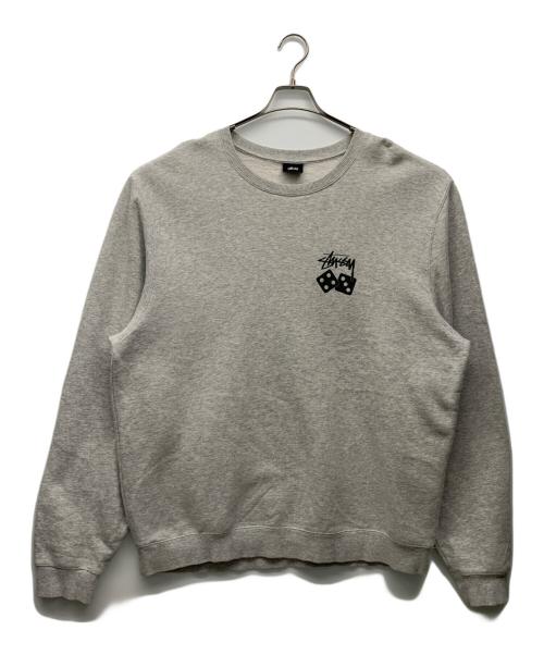 新品 未使用 stussy ステューシー スウェット 迷彩 グレー ストリート 中古・古着通販】stussy (ステューシー) スウェット グレー サイズ:XL
