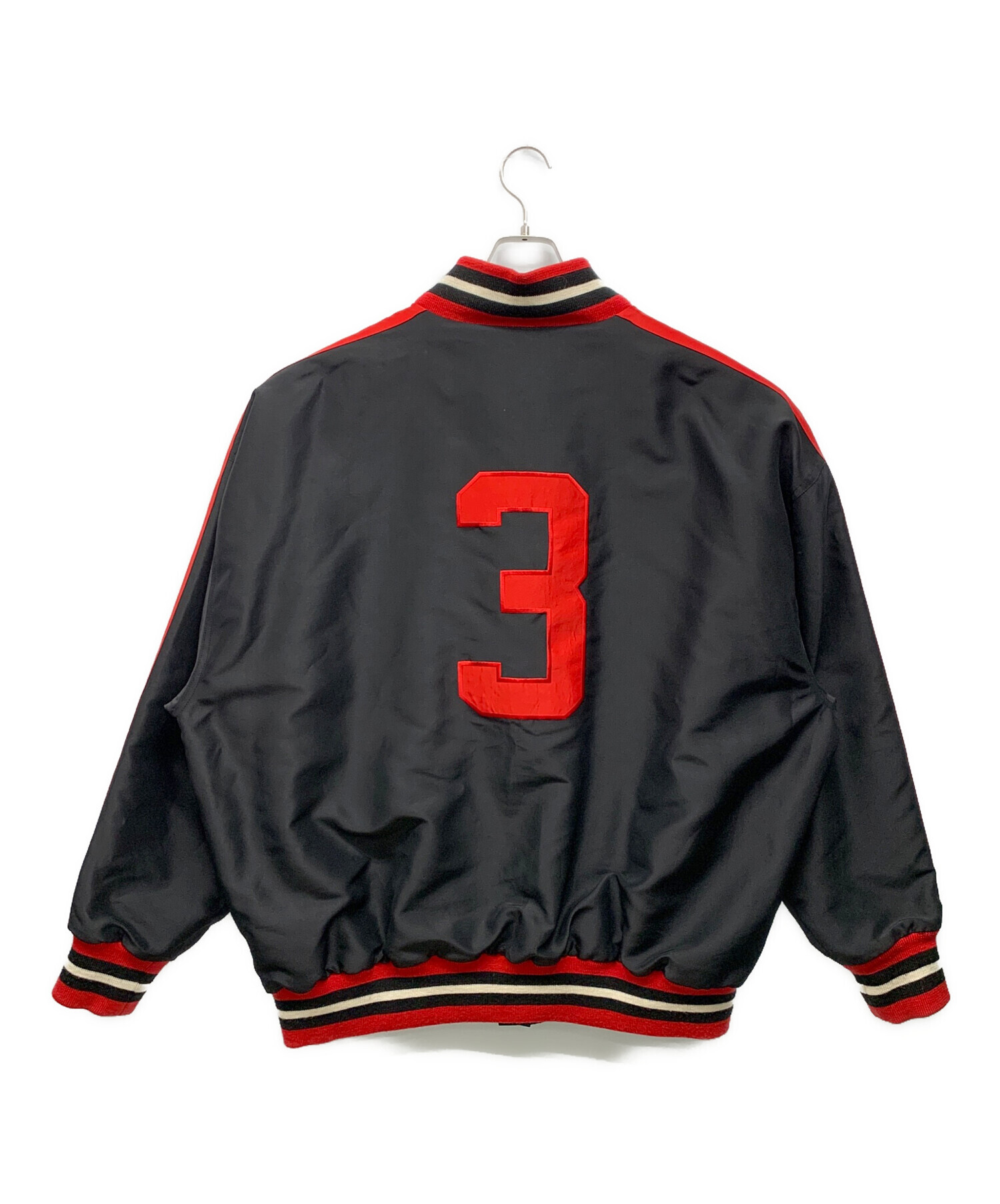 undermycar&ssg landersスタジアムジャケット 黒/赤. 中古・古着通販】UNDERGROUND (アンダーグラウンド) スタジャン