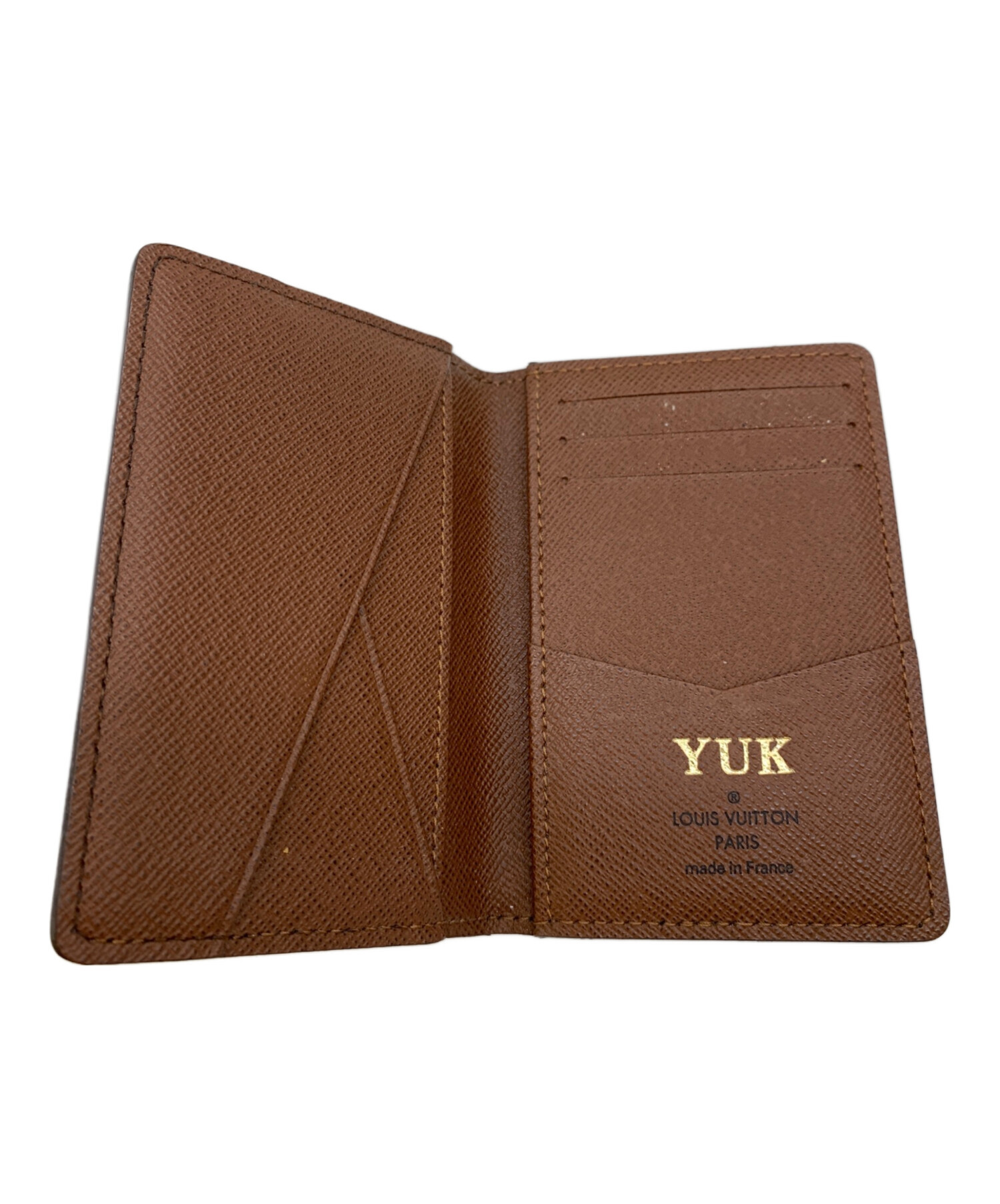 ルイヴィトン ダミエ カードケース 名刺入れ イニシャル入り ルイヴィトン ダミエ カードケース イニシャル入り ルイヴィトン