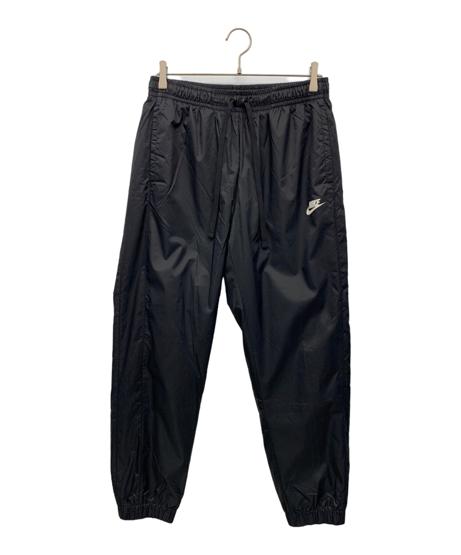 中古・古着通販】NIKE (ナイキ) ナイロンパンツ ブラック サイズ:L