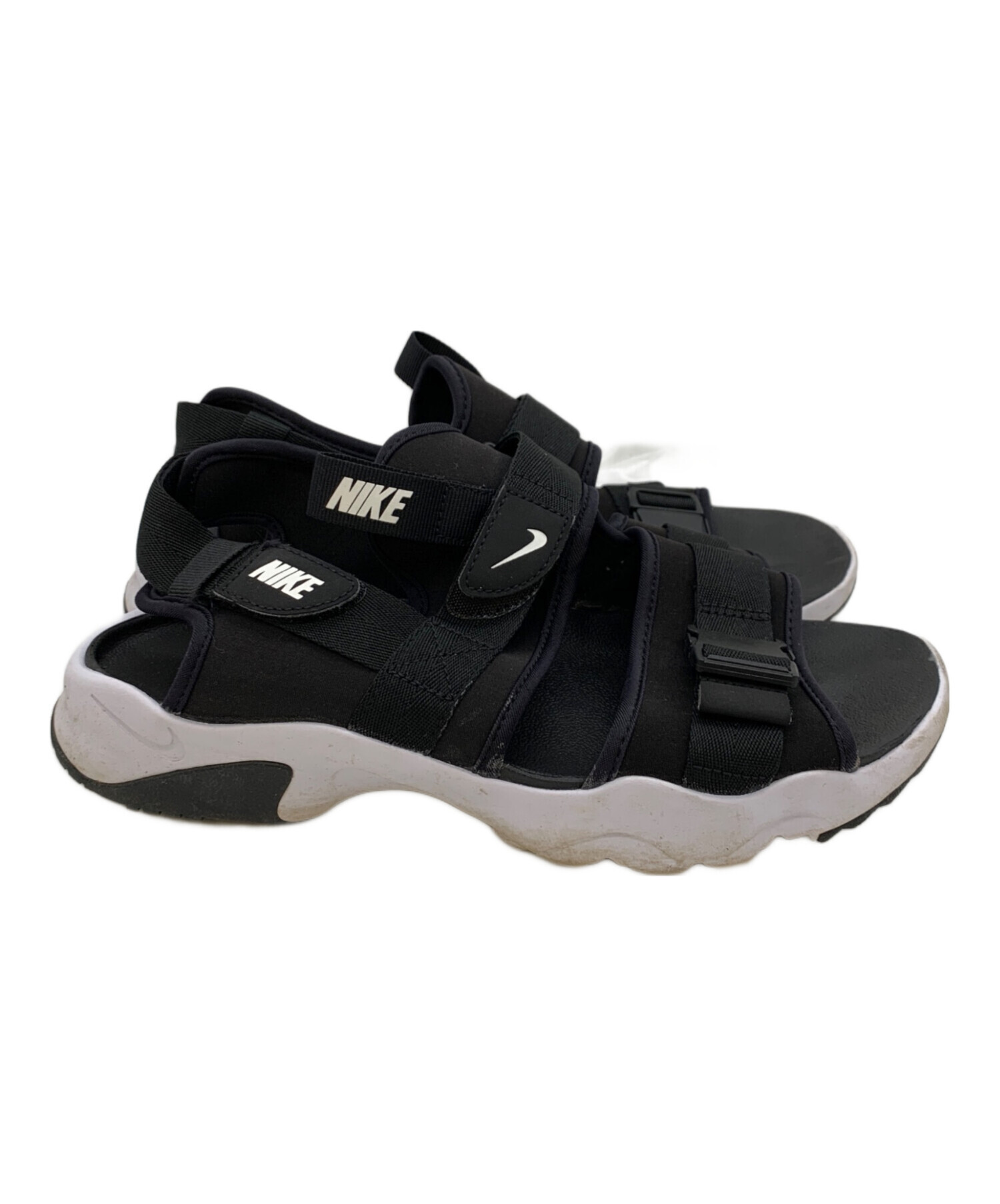 未着用!美品!Nike スニーカーサンダル 中古・古着通販】NIKE (ナイキ) スポーツサンダル ブラック×ホワイト