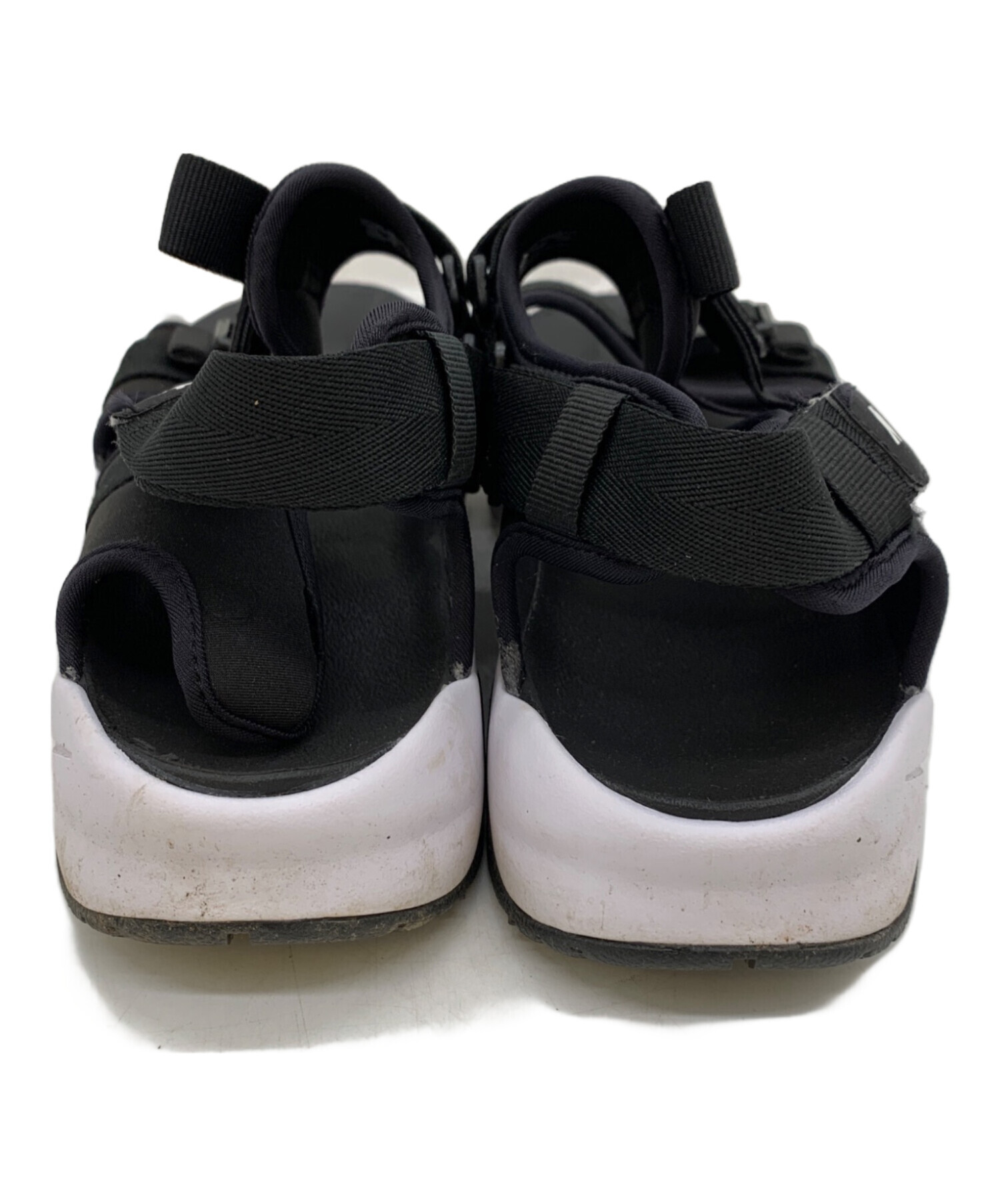 中古・古着通販】NIKE (ナイキ) スポーツサンダル ブラック×ホワイト
