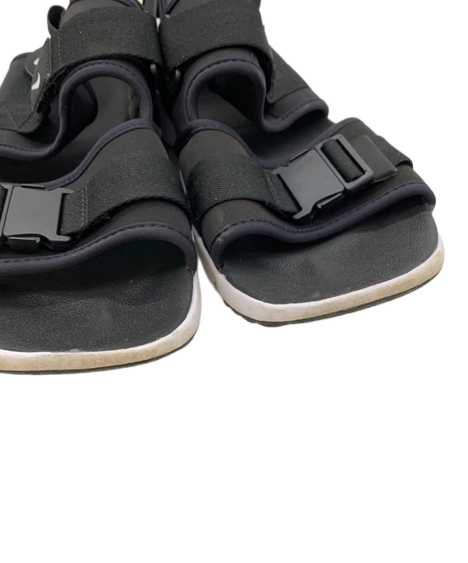 中古・古着通販】NIKE (ナイキ) スポーツサンダル ブラック×ホワイト