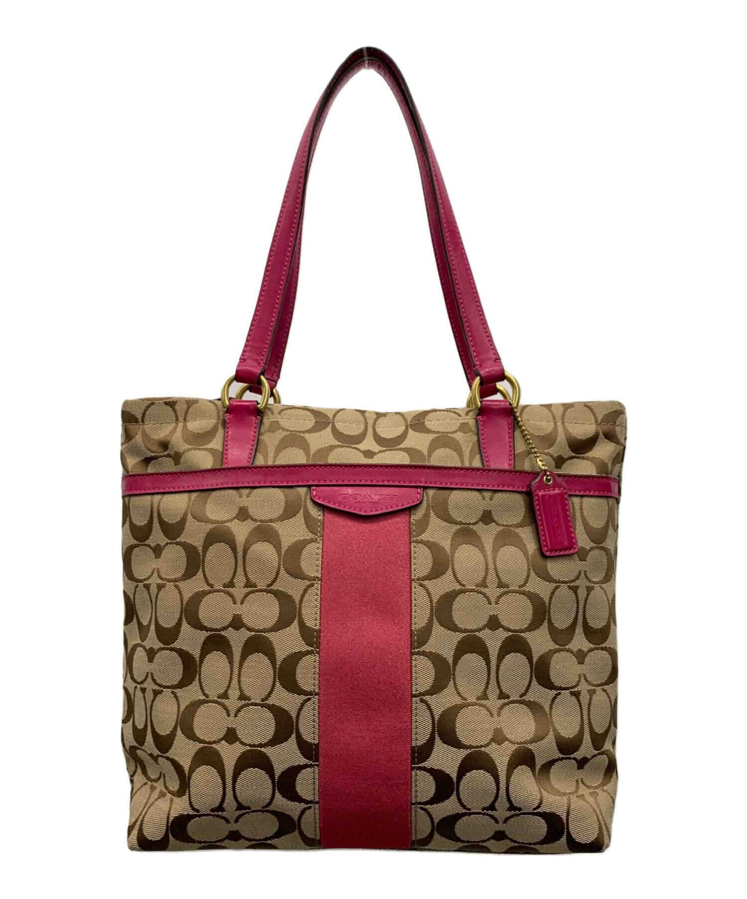 Coach ショルダーバッグ ブラウン/ピンク COACH(コーチ) / ショルダー