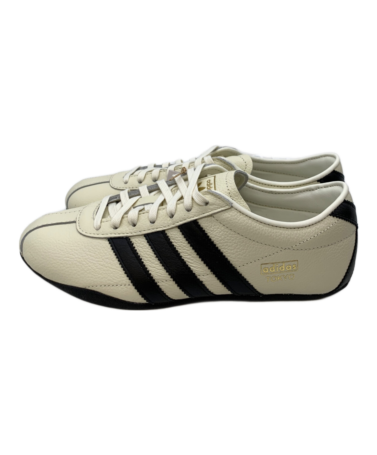 中古・古着通販】adidas (アディダス) スニーカー アイボリー×ブラック 