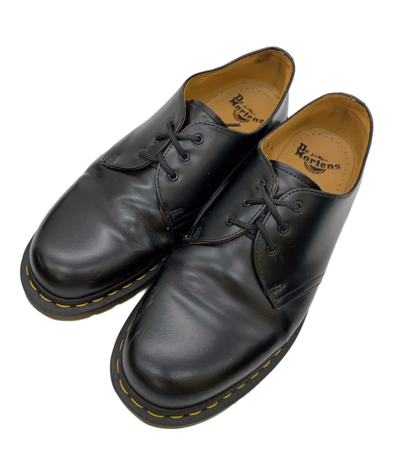 Dr.Martens 1461 3ホール レザーシューズ UK9 ブラック 中古 中古・古着通販】Dr.Martens (ドクターマーチン) 3ホールシューズ