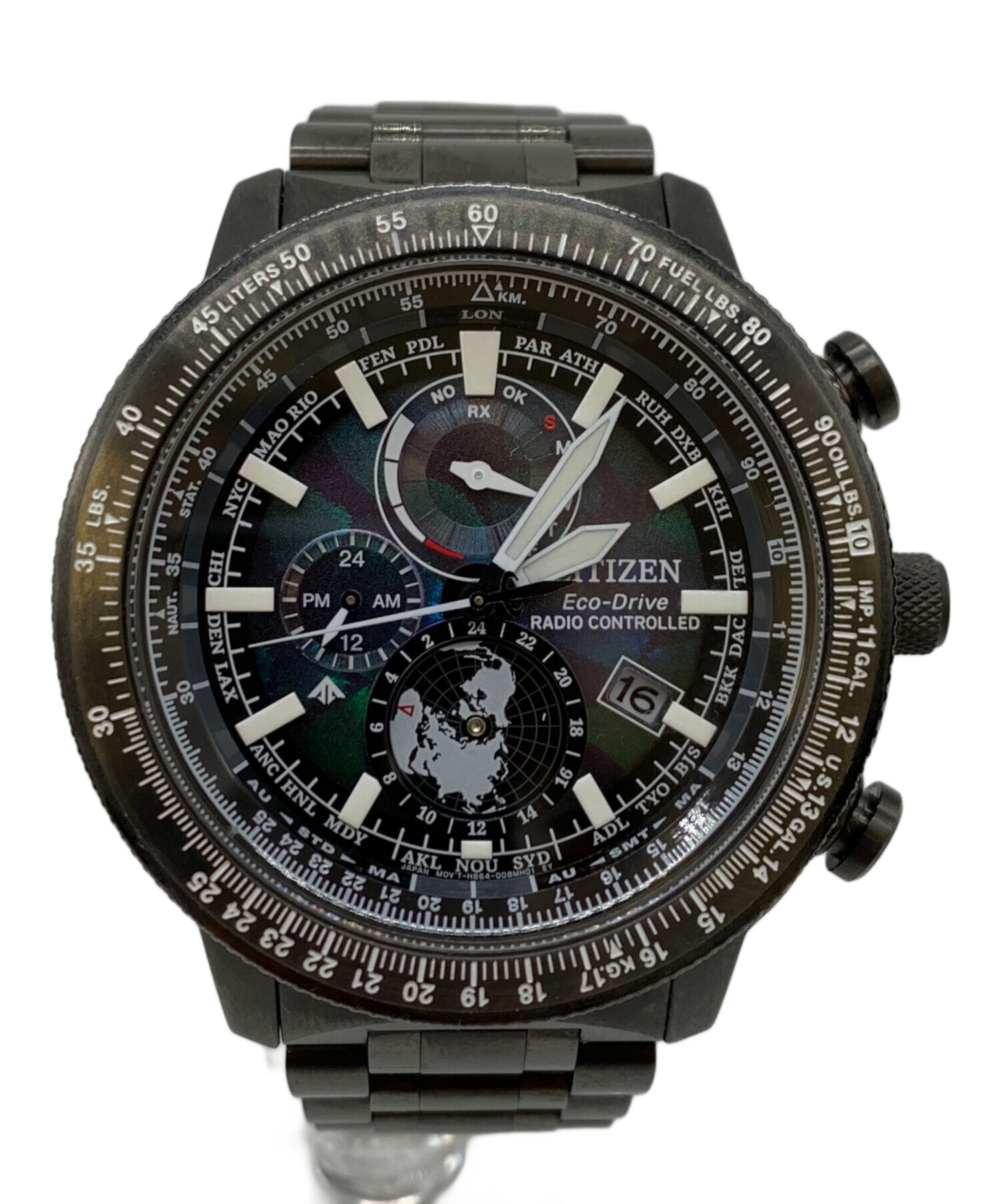 中古・古着通販】CITIZEN (シチズン) 腕時計 ブラック｜ブランド・古着